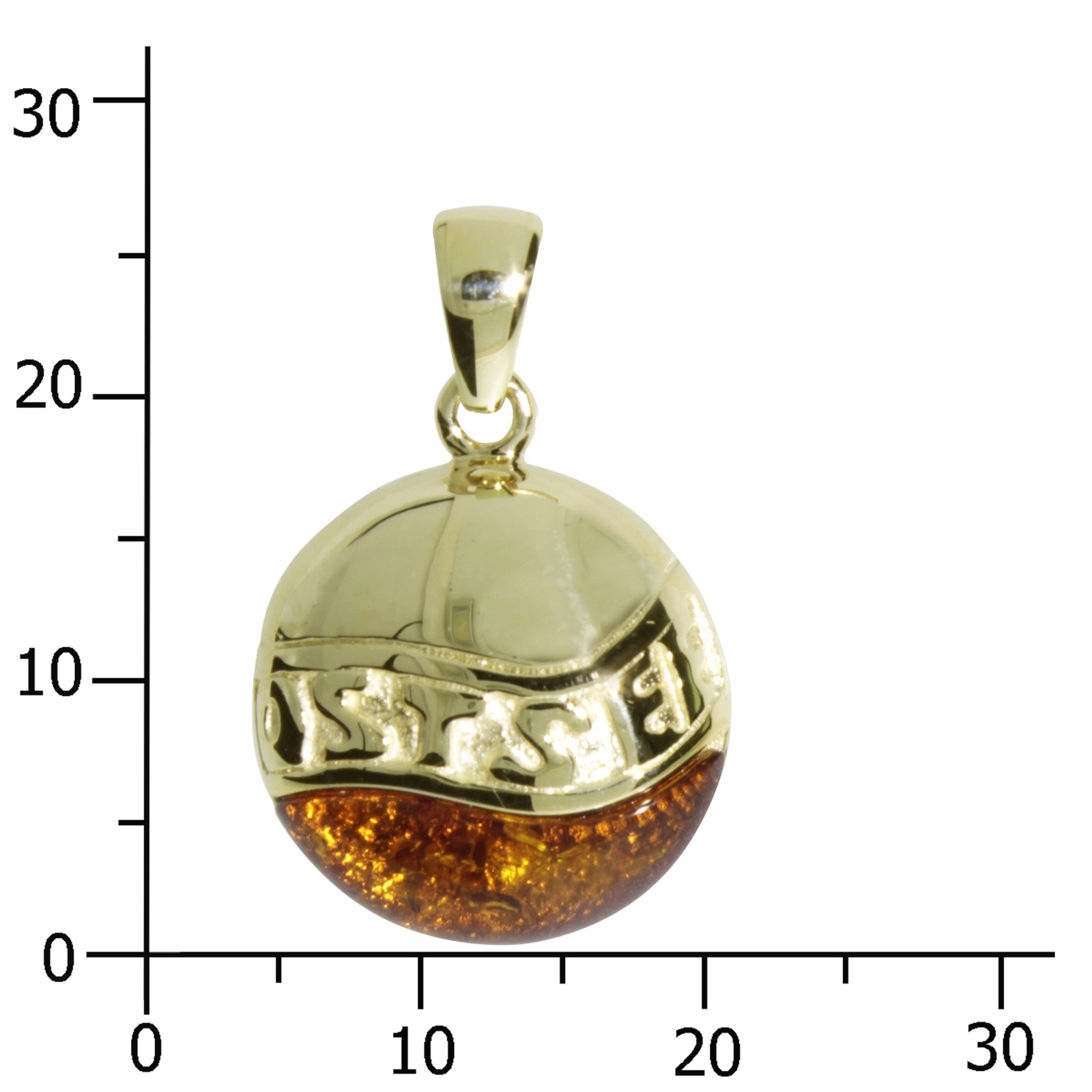 OSTSEE-SCHMUCK Kettenanhänger »- Ostsee - Gold 333/000 - Bernstein«