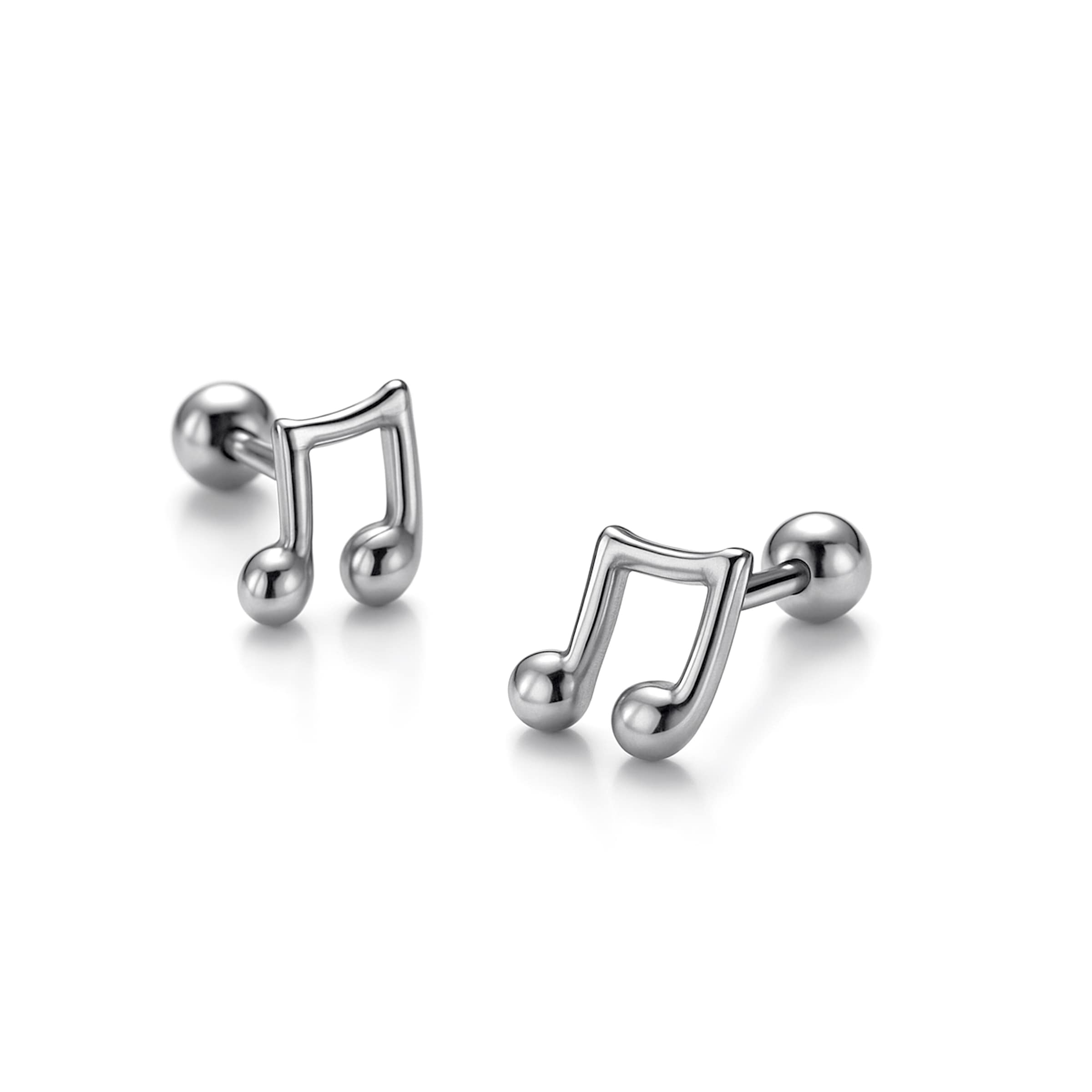 Firetti Paar Ohrstecker »Schmuck Geschenk Edelstahl Ohrschmuck Ohrringe Musik Noten«