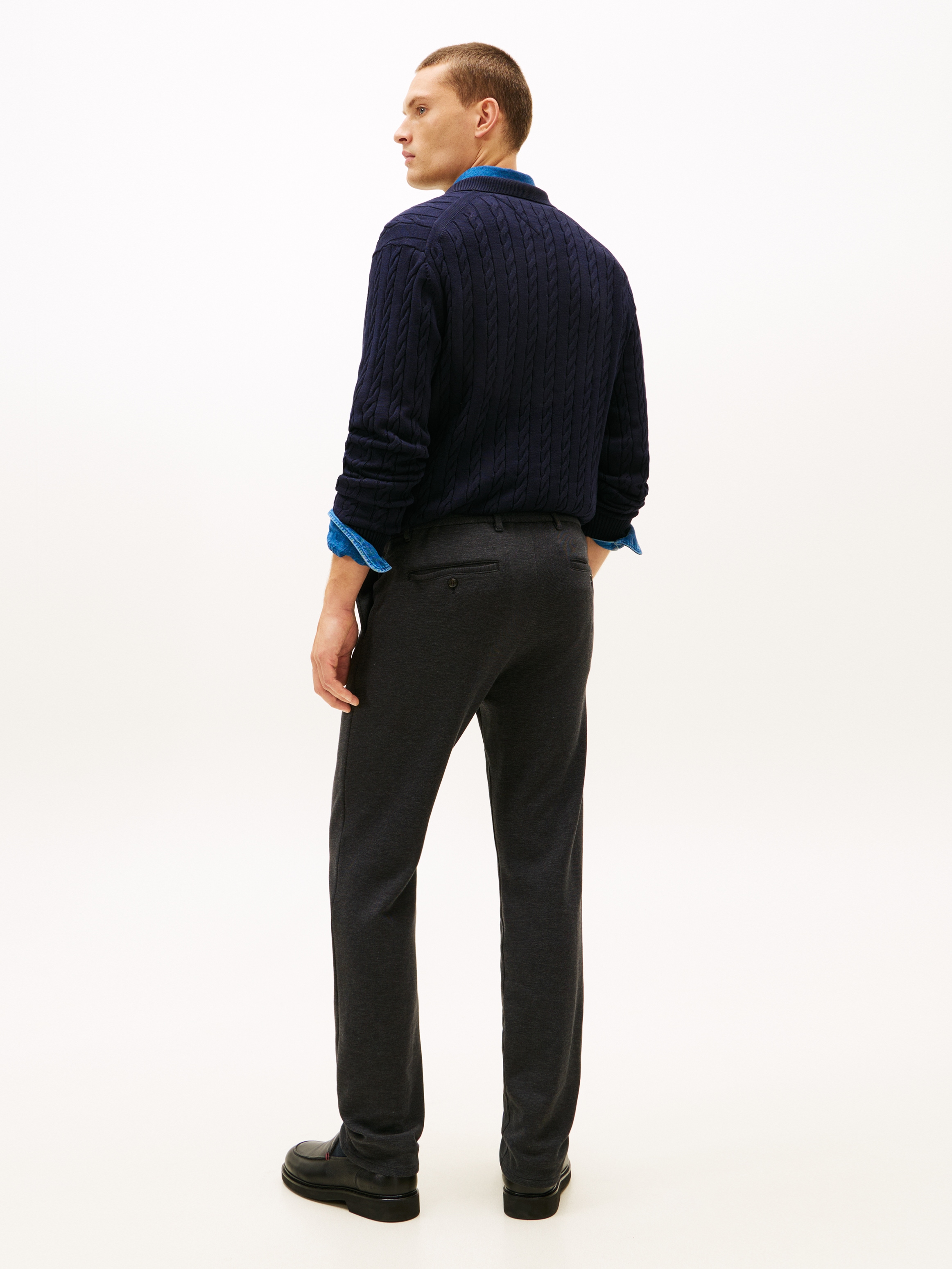 Tommy Hilfiger Stoffhose »HARLEM TWO TONE«  Pique, tapered fit