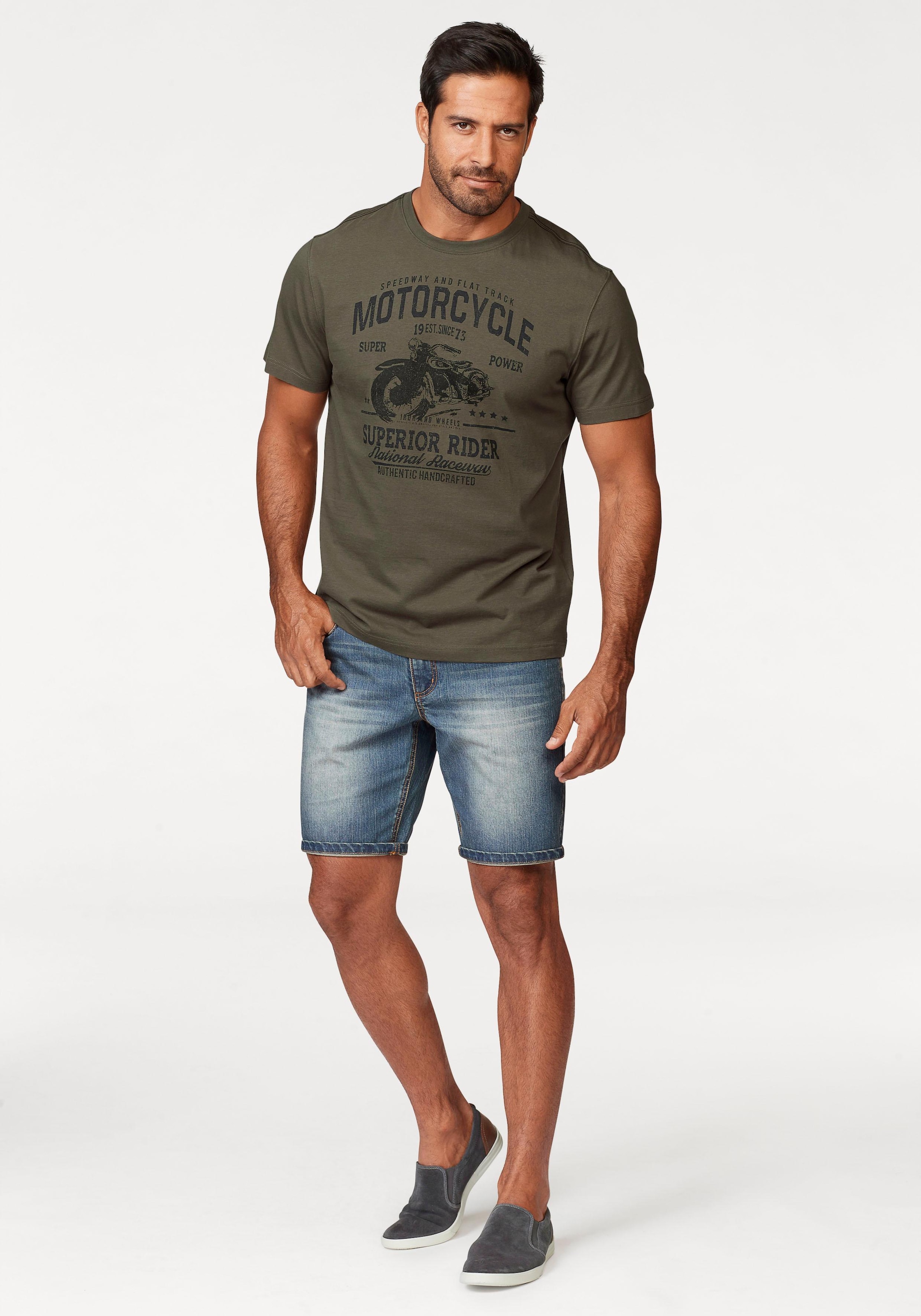 Arizona T-Shirt, Kurzarm, lässige Passform, bedruckt, Rundhals, casual