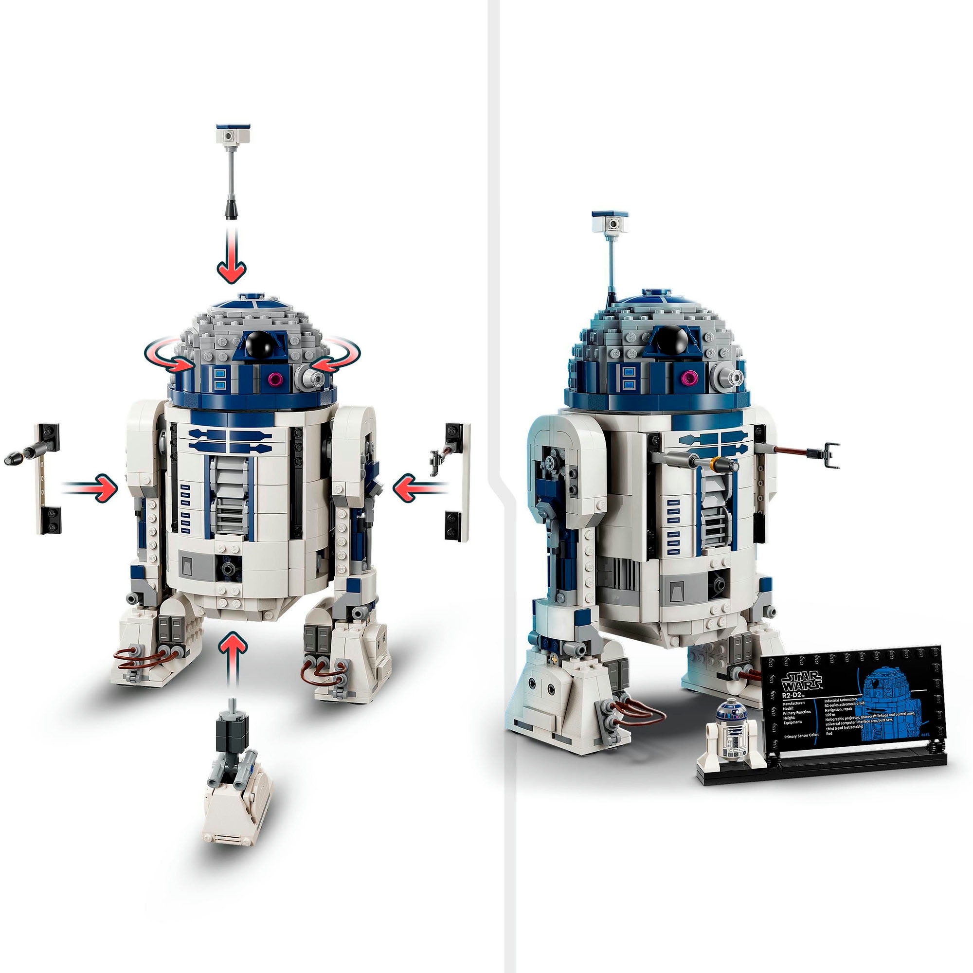 LEGO® Konstruktionsspielsteine »R2-D2™ (75379), LEGO® Star Wars™«, (1050 St.), Made in Europe