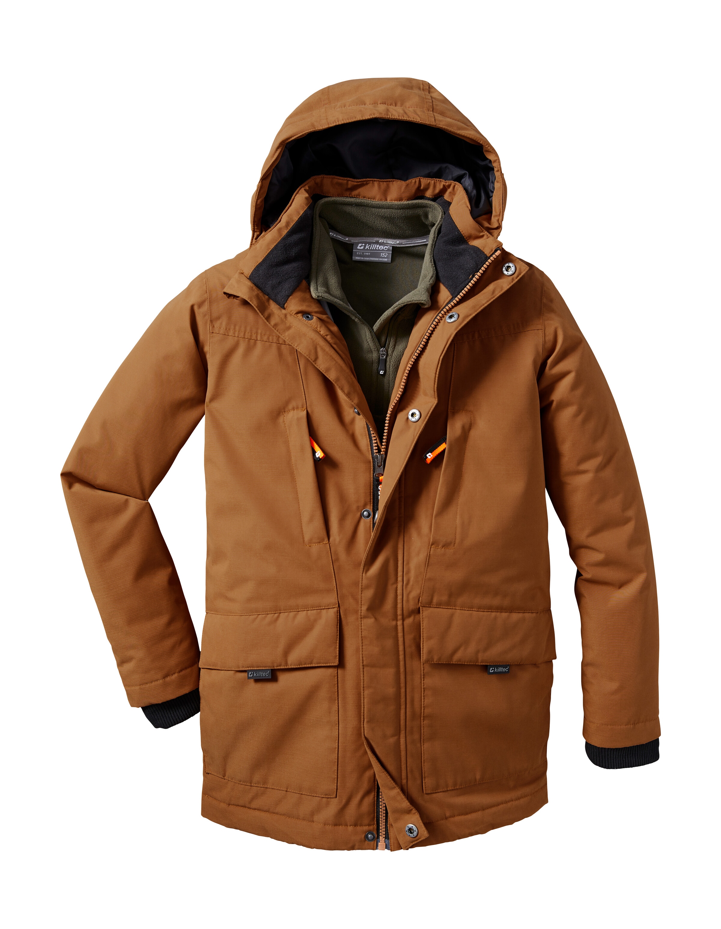 Killtec Parka »KOW 378 BYS PRK«, Wind- und wasserdichter Kinderparka, atmungsaktiv, PFAS-frei