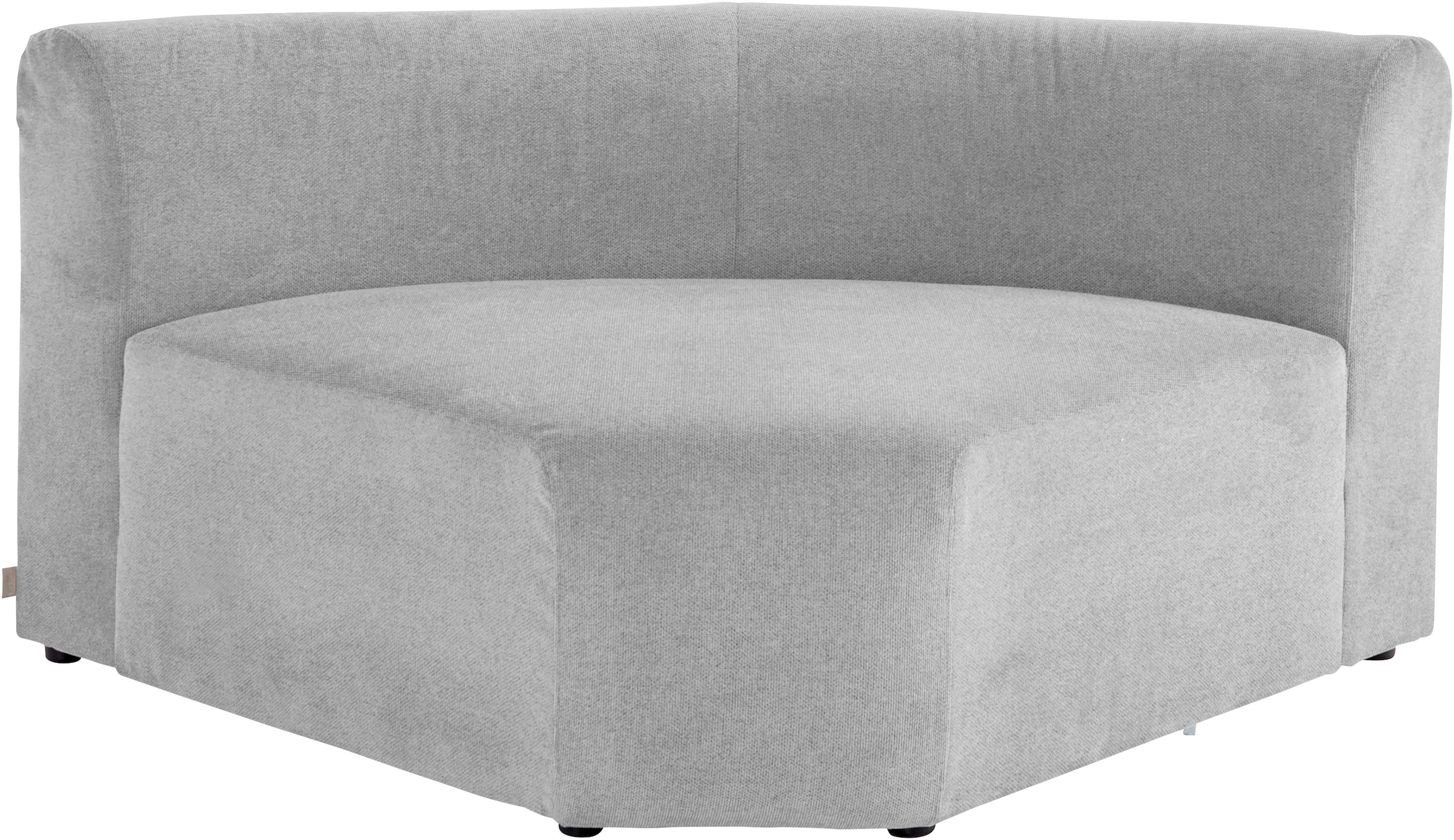 LeGer Home by Lena Gercke Sofa-Eckelement »LYZA mit gerundeter Rückenlehne, Maße B/T/H: 122/104/74 cm« als Modul oder separat verwendbar, für individuelle Zusammenstellung