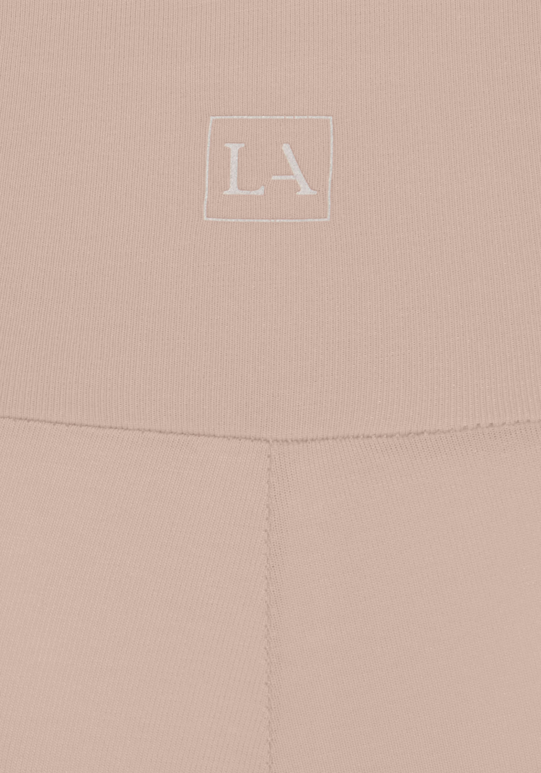 LASCANA Caprileggings, mit breitem weichem Bündchen, Loungewear