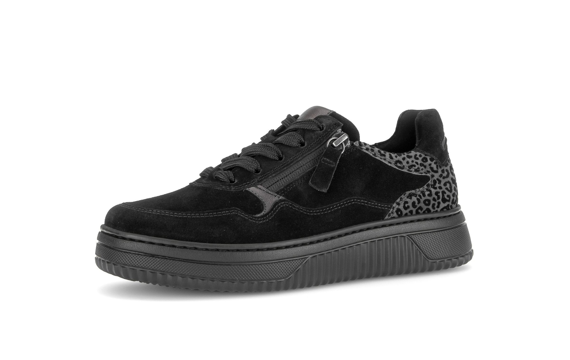 Gabor Plateausneaker  Freizeitschuh, Halbschuh, Schnürschuh in Komfortweite K (=extraweit)