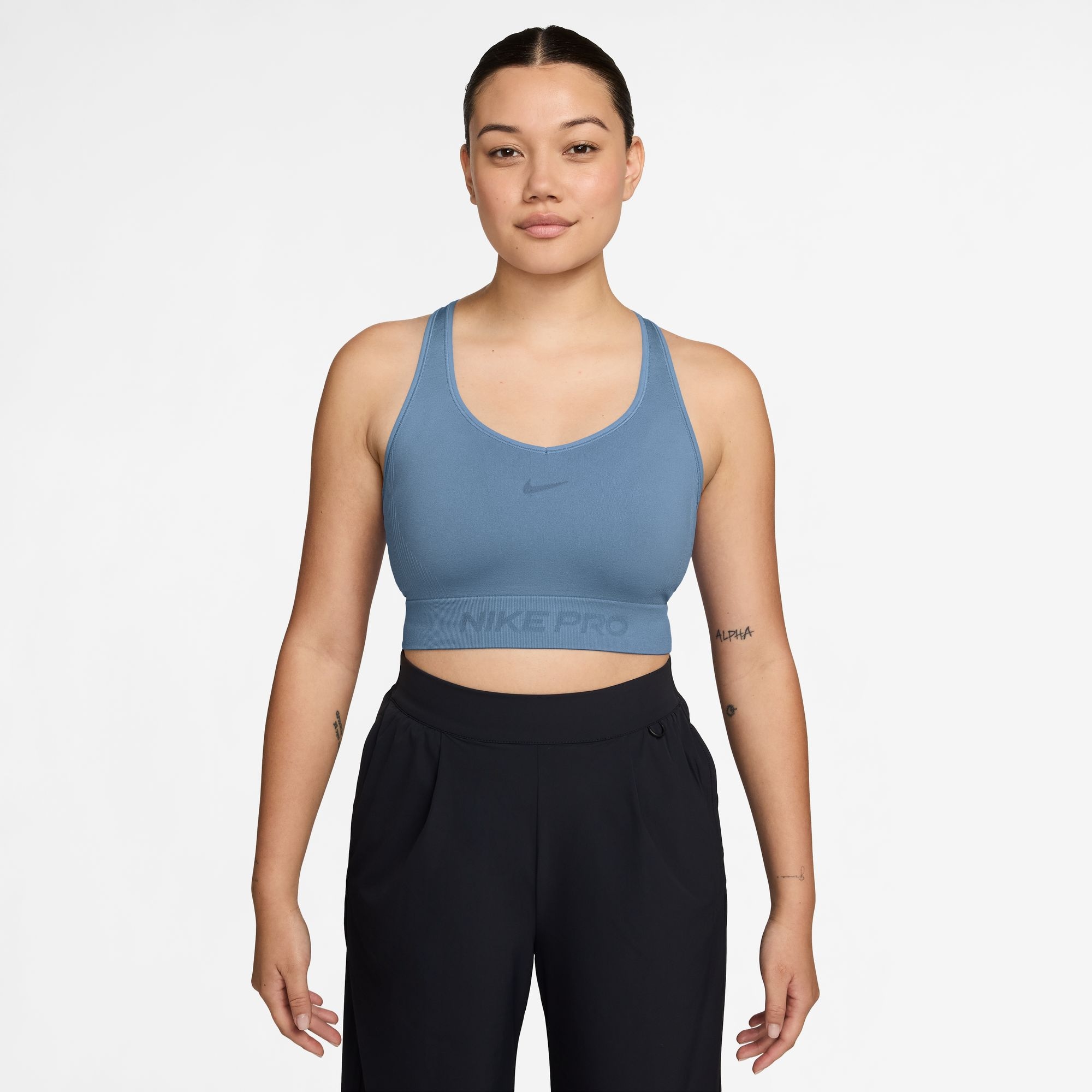 Nike Tanktop »Nike Pro Seamless Women's Dri-FIT Cropped Tank Top« nahtloser Look, leichtes, weiches Material, besonders dehnbares Gewebe