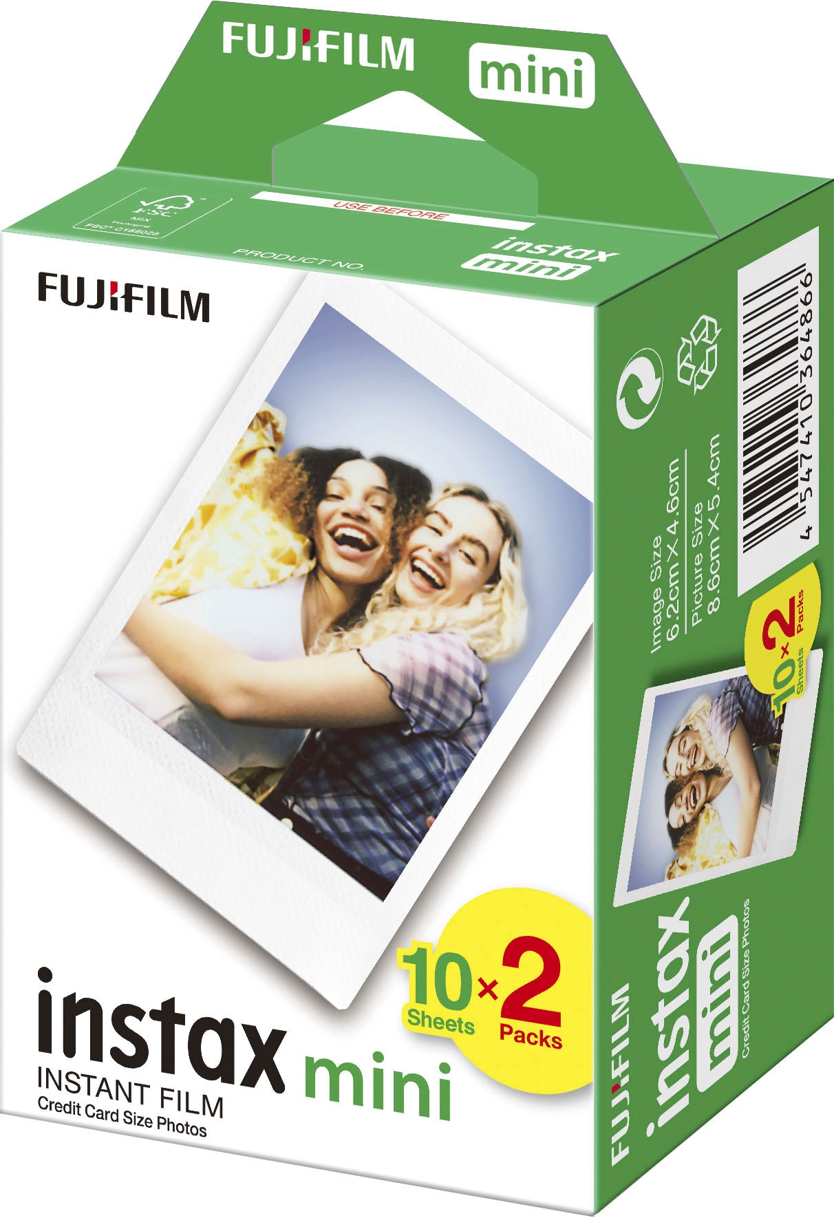 FUJIFILM Sofortbildfilm »Instax Mini Film Doppelpack«