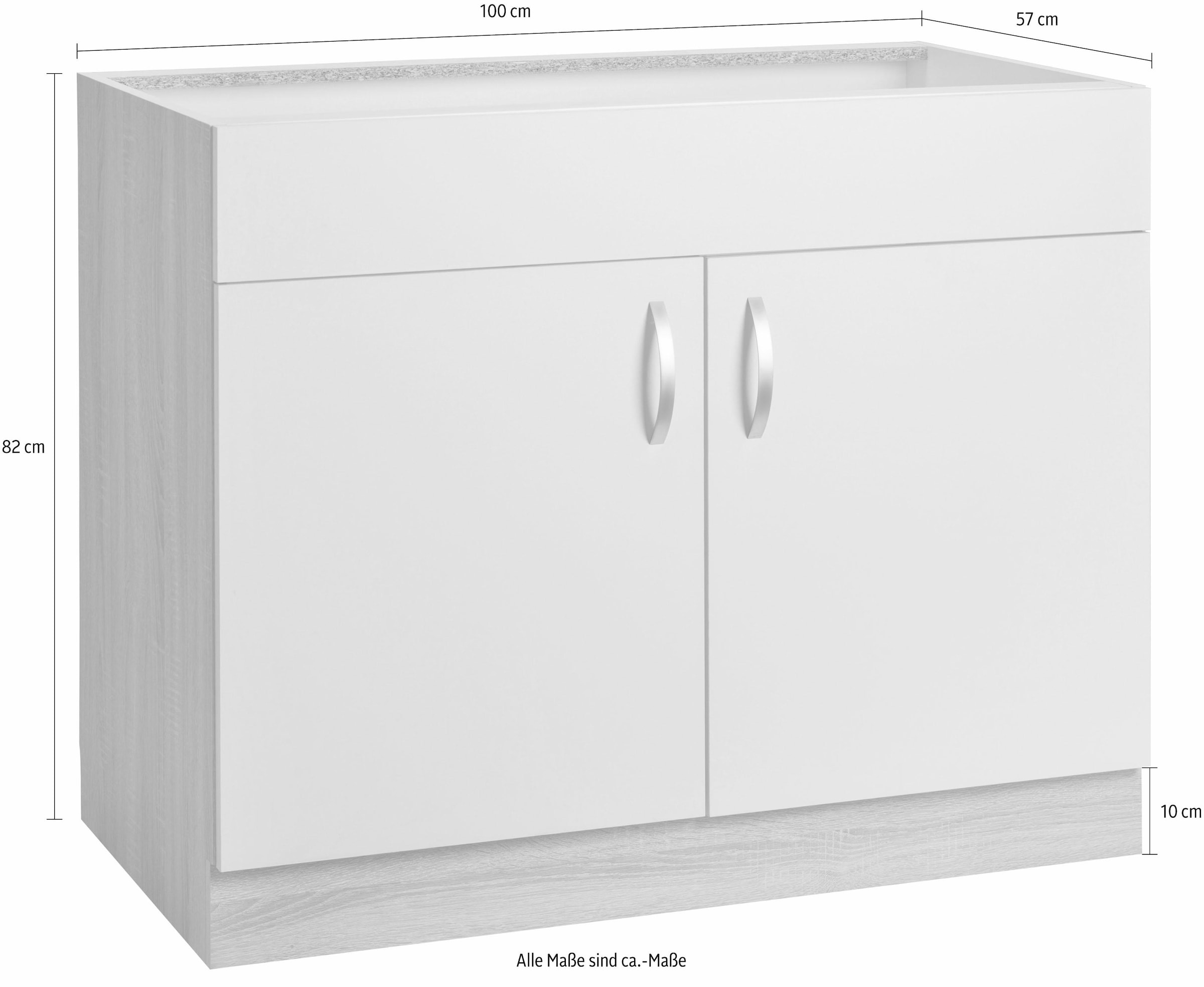 wiho Küchen Spülenschrank »Flexi« Breite 100 cm