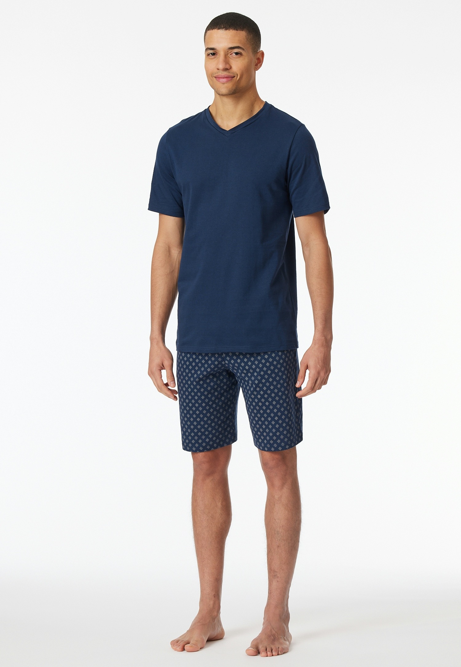 Schiesser Shorty »"Casual Essentials"«, mit V-Ausschnitt