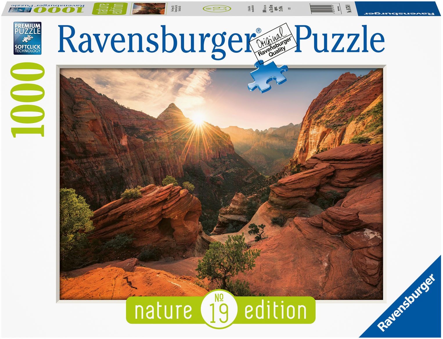 Ravensburger Puzzle »Zion Canyon USA«, FSC® - schützt Wald - weltweit; Made in Germany
