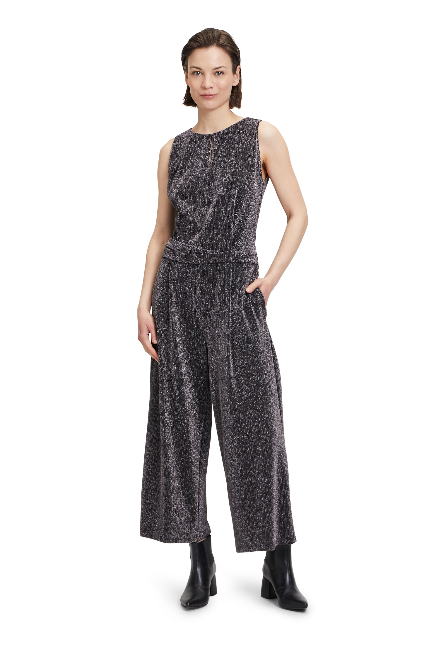 Betty&Co Jumpsuit »Jumpsuit ohne Arm«