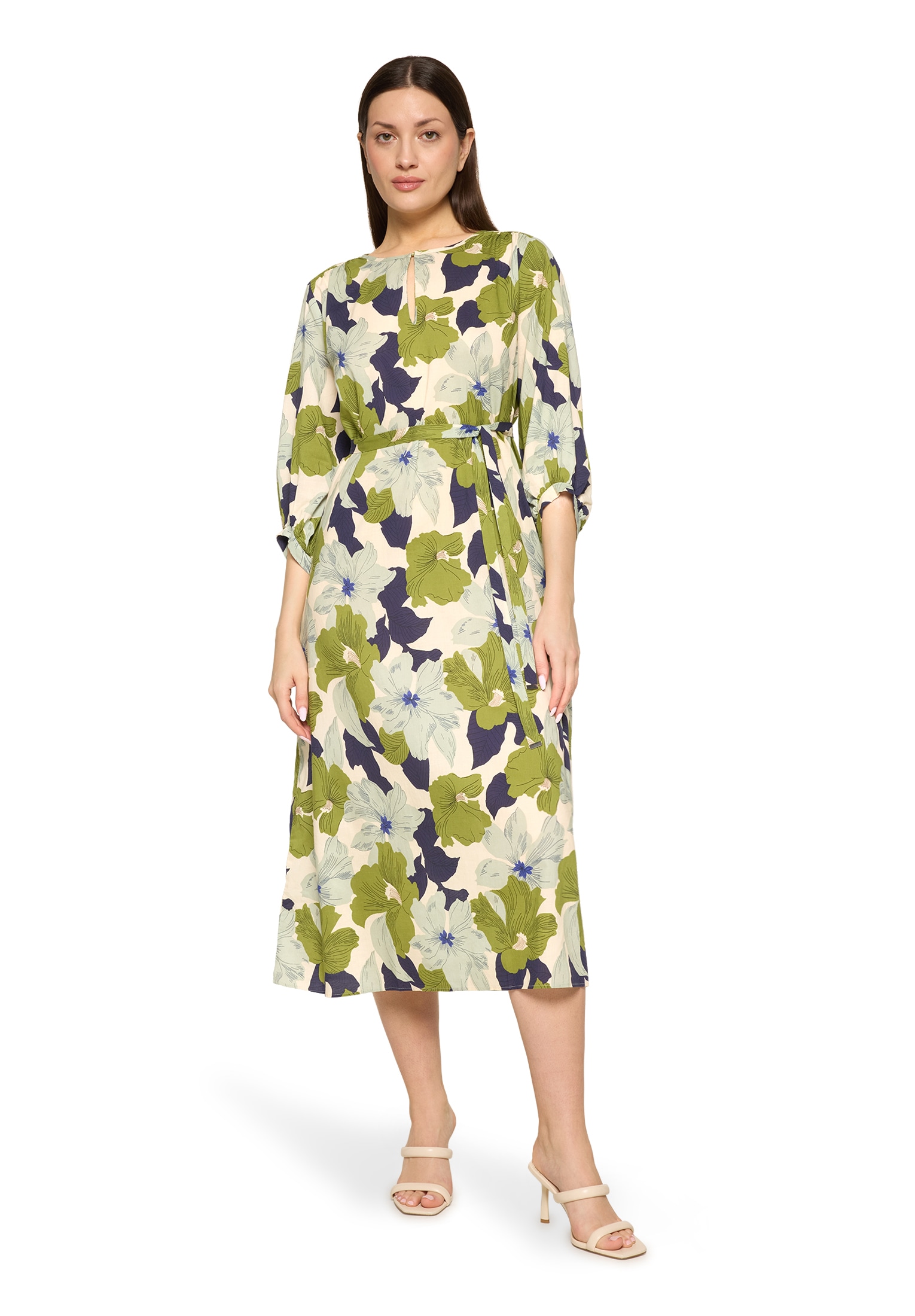 Cartoon Sommerkleid »Blumenkleid mit Bindegürtel«
