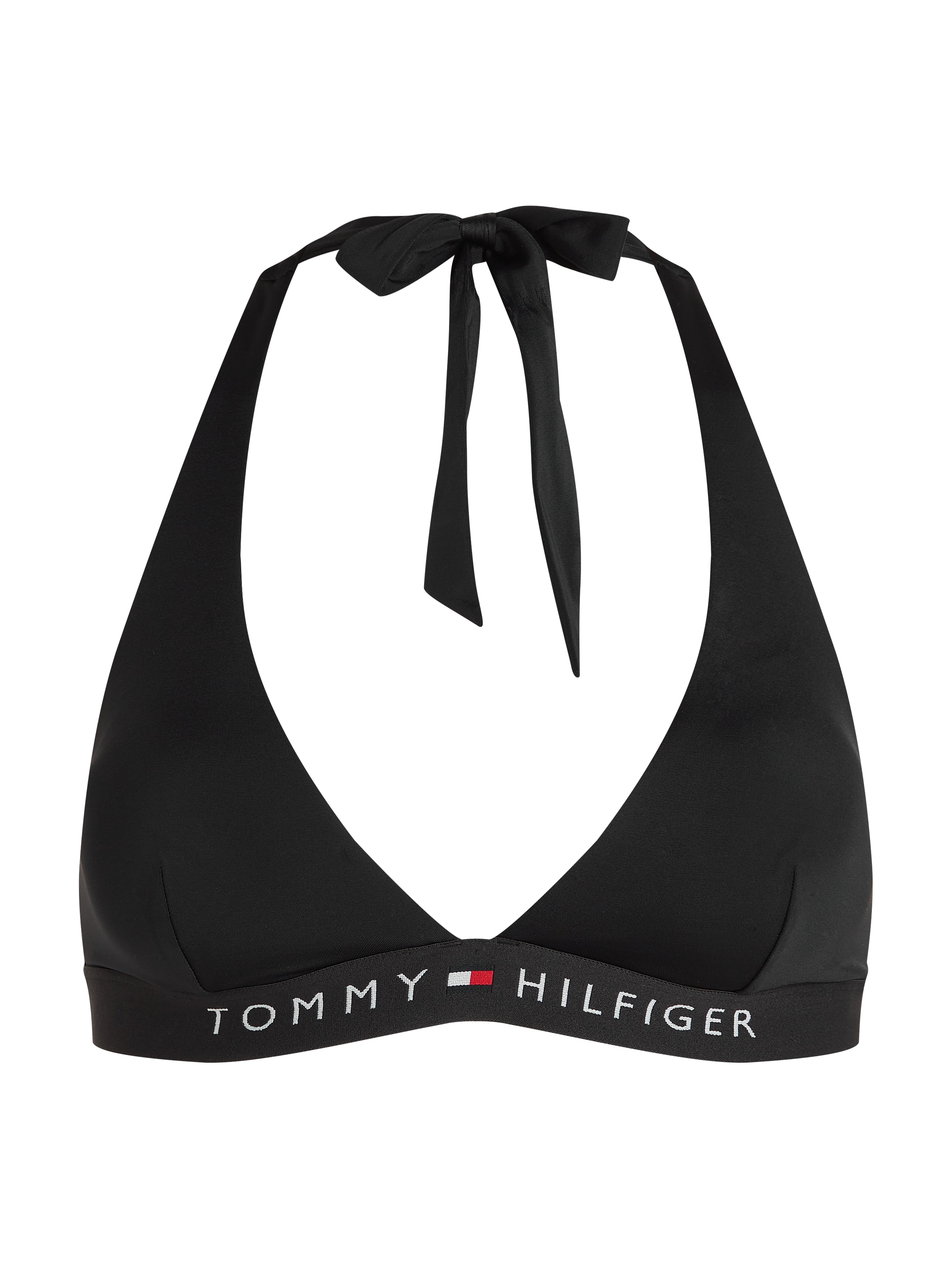 Tommy Hilfiger Swimwear Triangel-Bikini-Top »HALTER RP«, mit Logoschriftzug, mit Steckverschluss