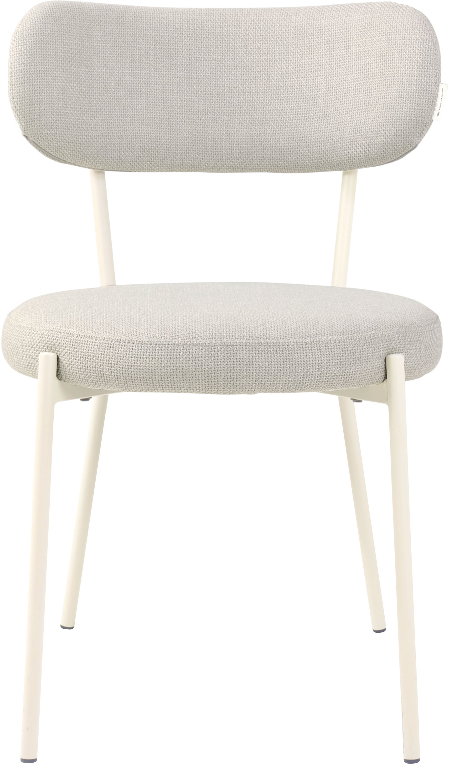 TOM TAILOR HOME 4-Fußstuhl »SOFT PAD CHAIR«, (Set), 2 St., Webstoff, Esszimmerstuhl, 4-Fußgestell, mit Rückenausschnitt