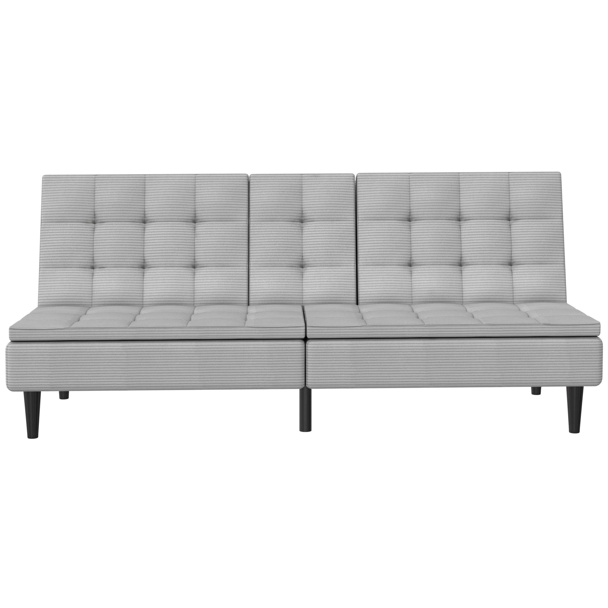 Dorel Home Schlafsofa »MAINE, Kinosofa mit Relax- und Bettfunktion, 2 Getränkehalter,«, Liegefläche 190 x 110 cm, in Cord