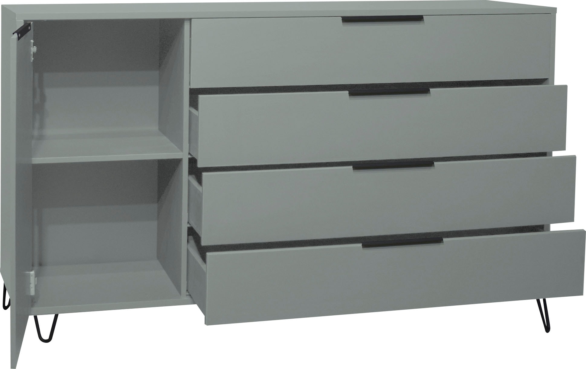 Mäusbacher Highboard »Bonnie TOPSELLER!«, Highboard mit Drahtgestell
