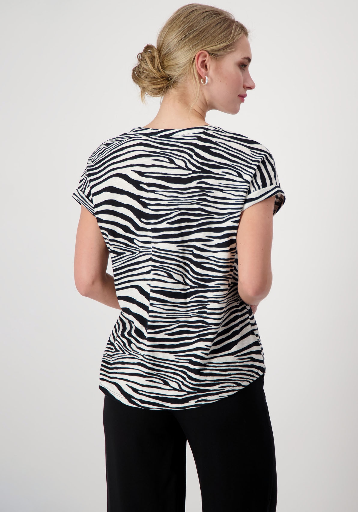 Monari T-Shirt, mit Animalprint