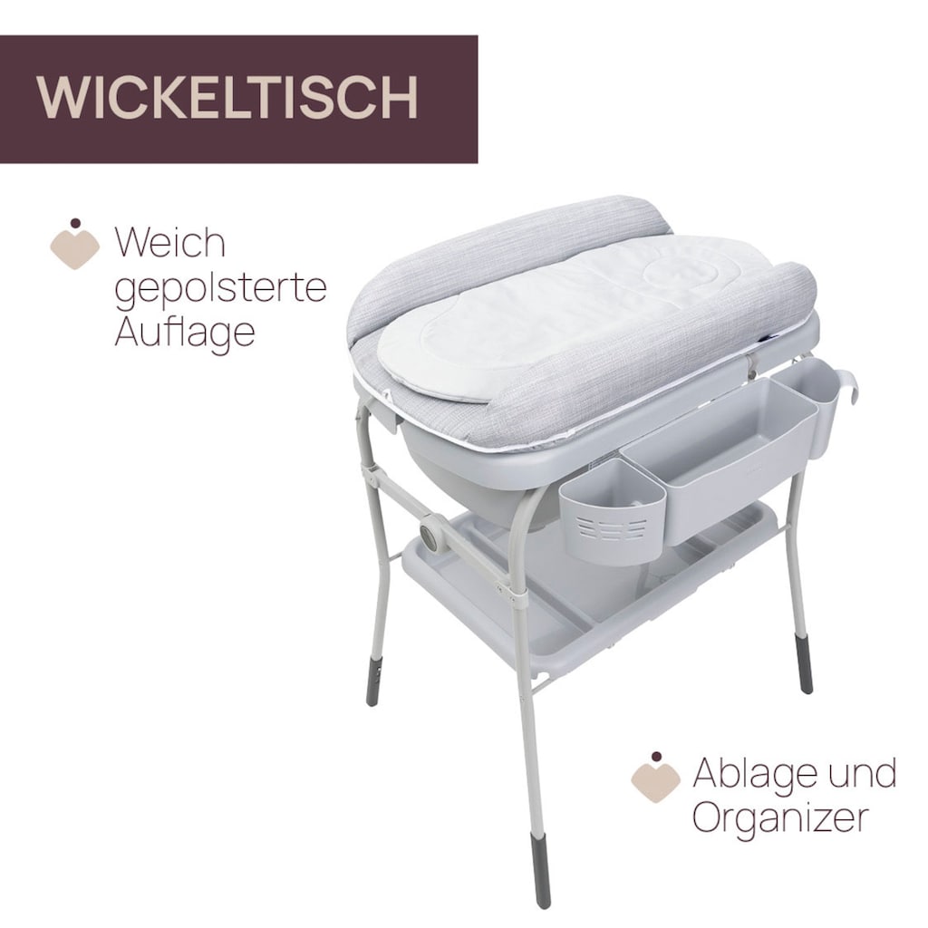 Chicco Bade- und Wickelregal »Cuddle & Bubble«, Made in Europe, 65,5 cm