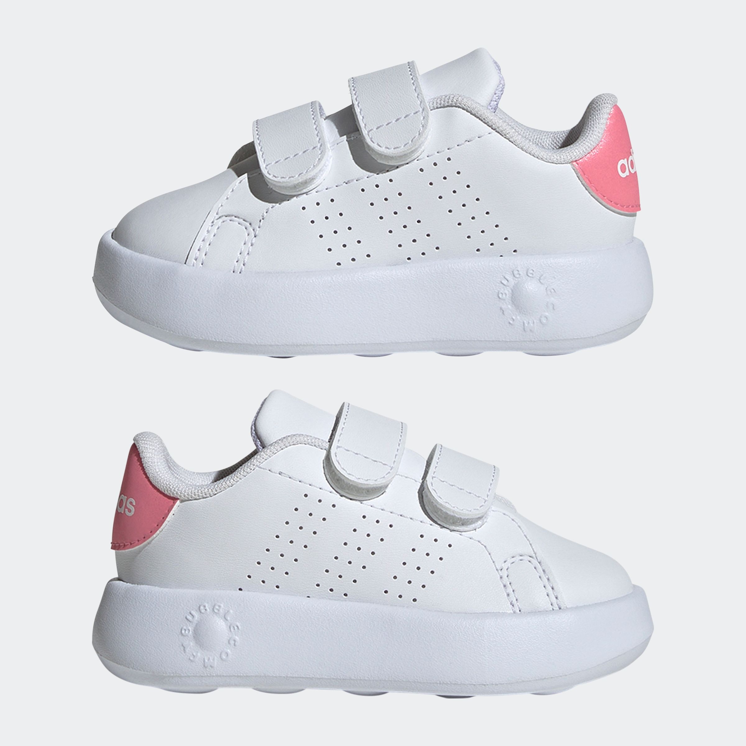 adidas Sportswear Klettschuh »ADVANTAGE KIDS«, Design auf den Spuren des adidas Stan Smith, für Kinder