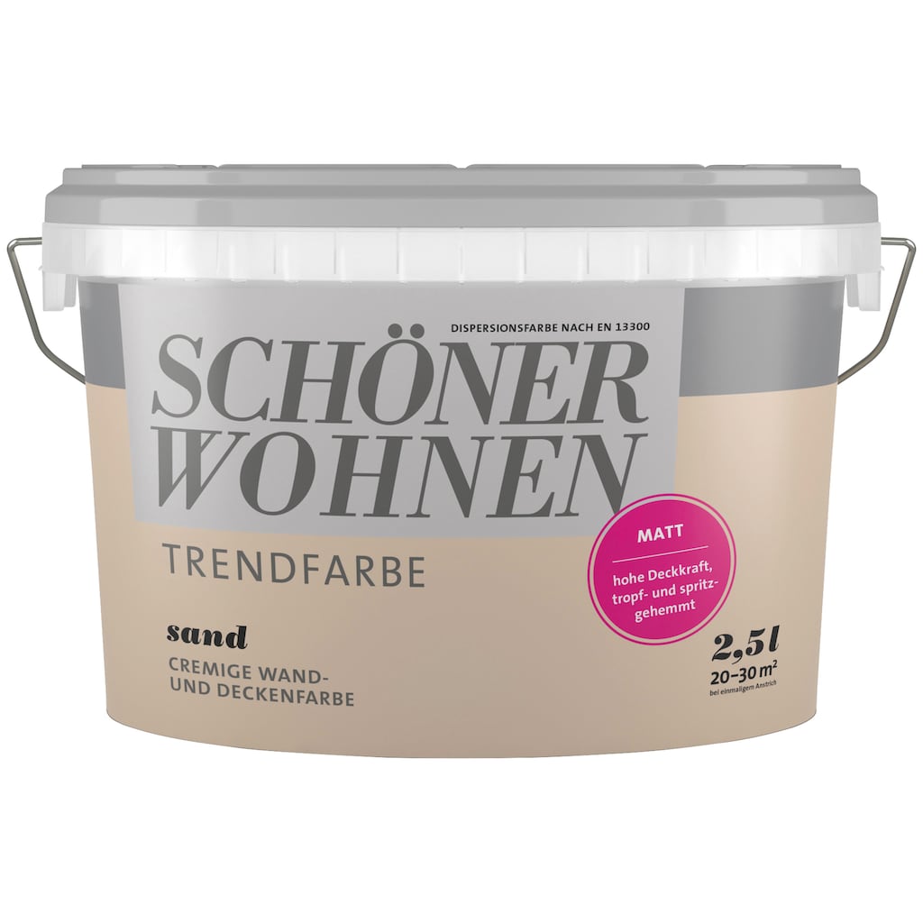 SCHÖNER WOHNEN FARBE Wand- und Deckenfarbe »TRENDFARBE, matt«