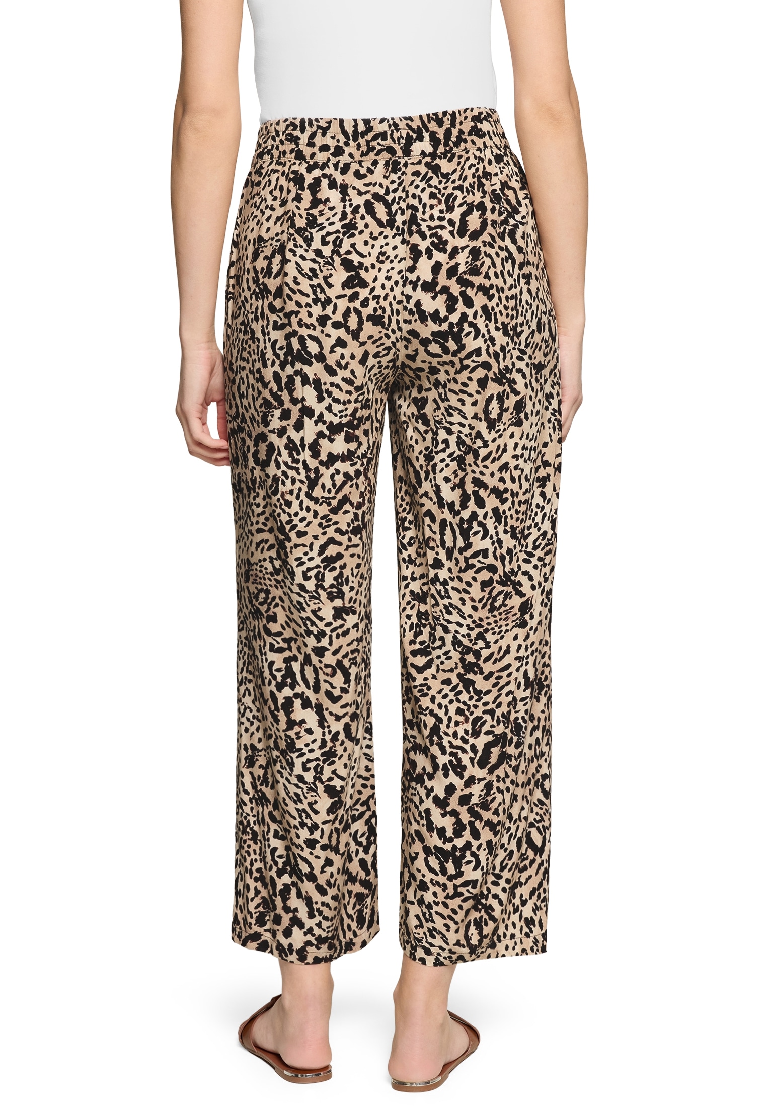 Zero Stoffhose »Stoffhose mit Leoprint«