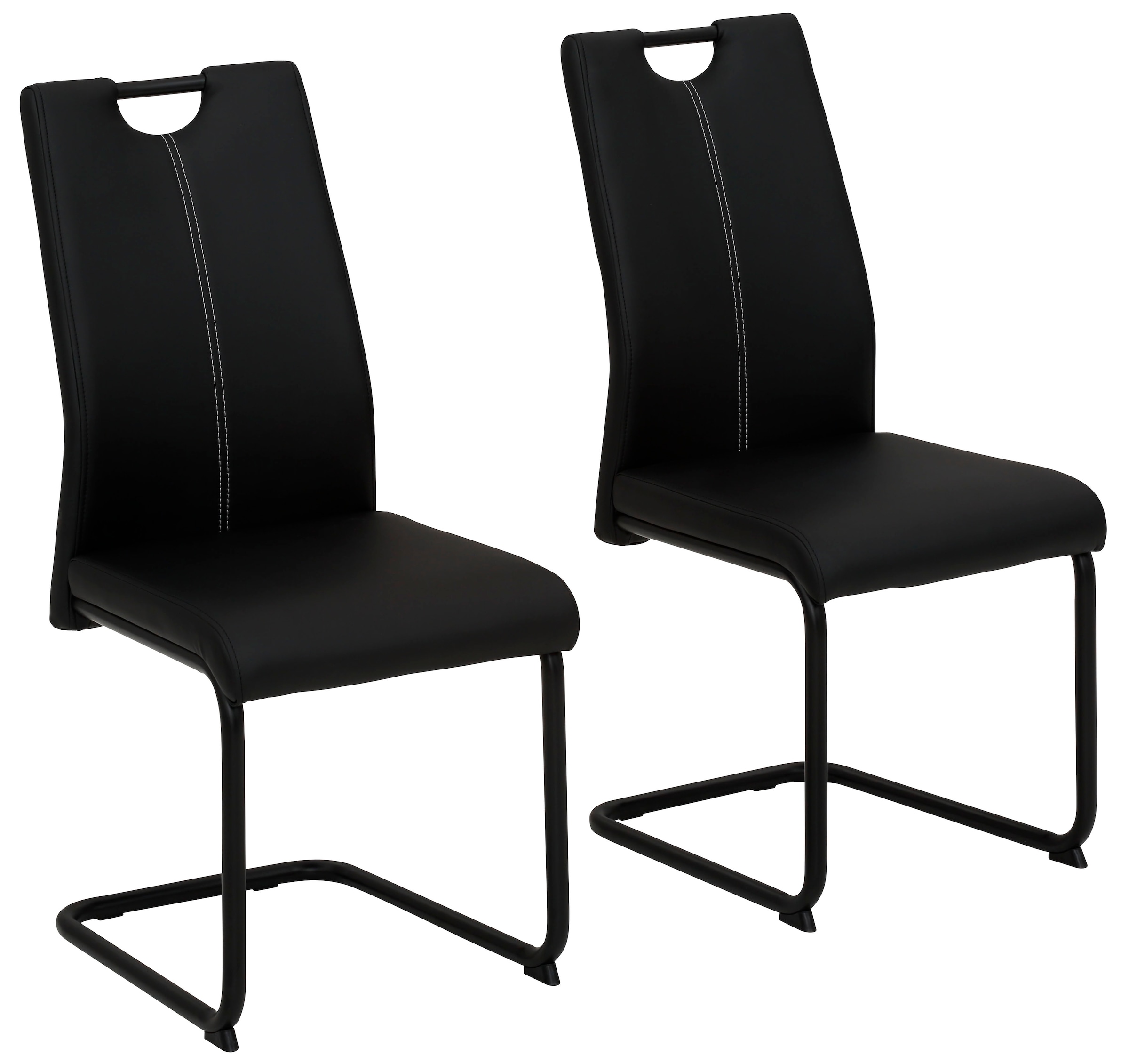 HELA Freischwinger »CORA«, (Set), 2 St., Tragegriff in schwarz