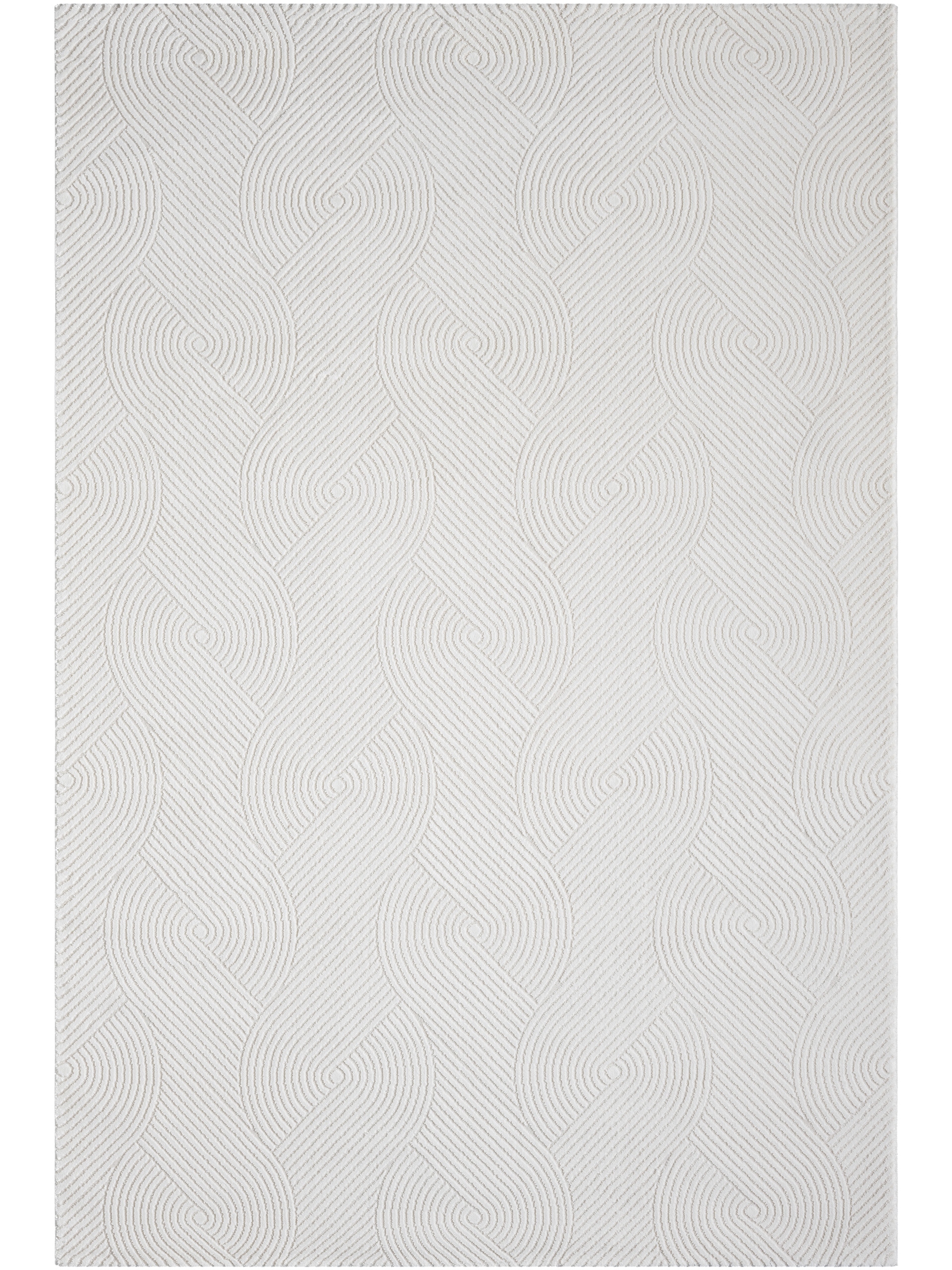 Sehrazat Teppich »Nora 5800 , auch als Läufer« rechteckig 10 mm Höhe Kurzflor, grafisches Hoch Tief  Muster, Wohnzimmer