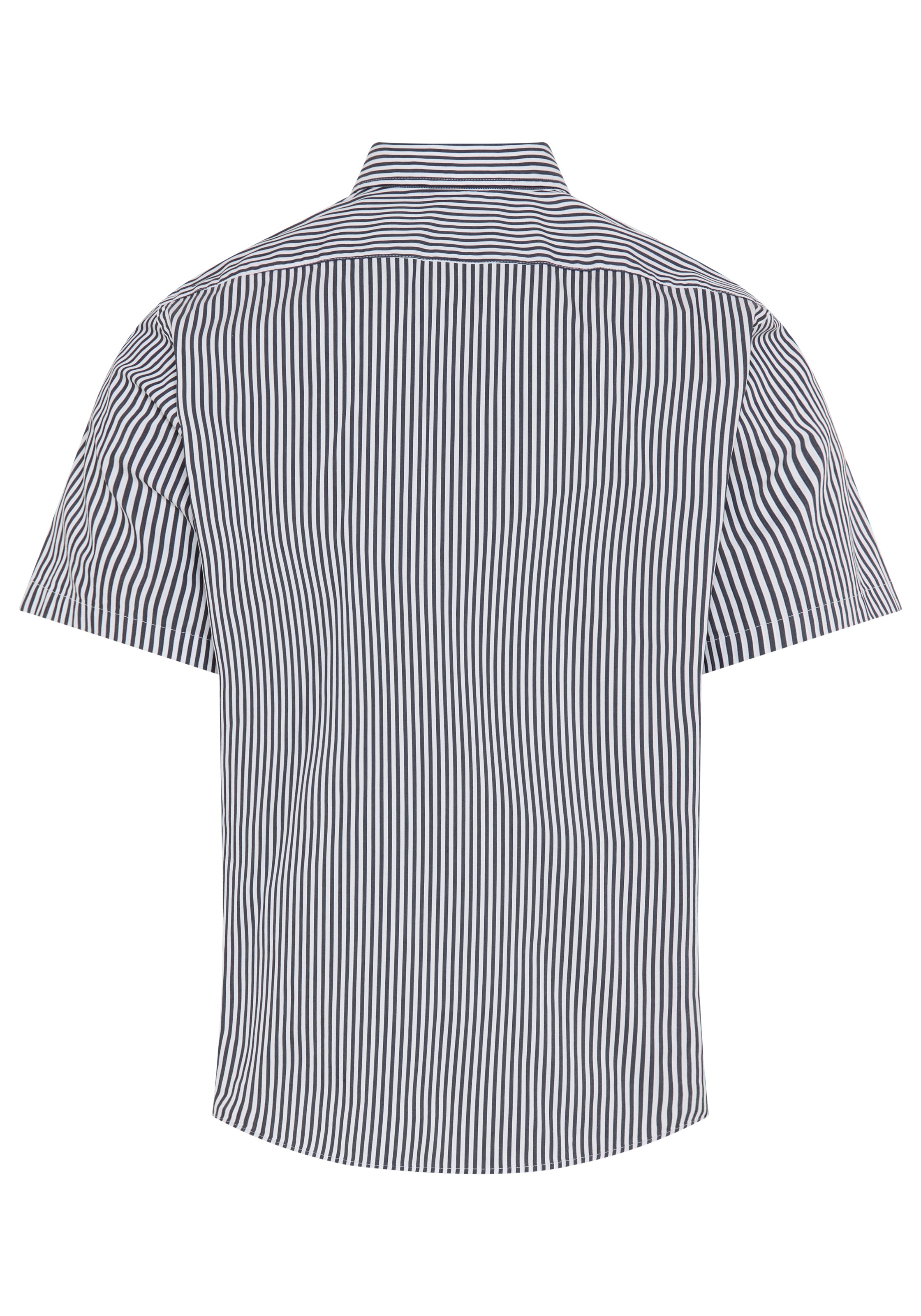 BOSS Kurzarmhemd Button-down-Kragen Regular Fit, Baumwollmix