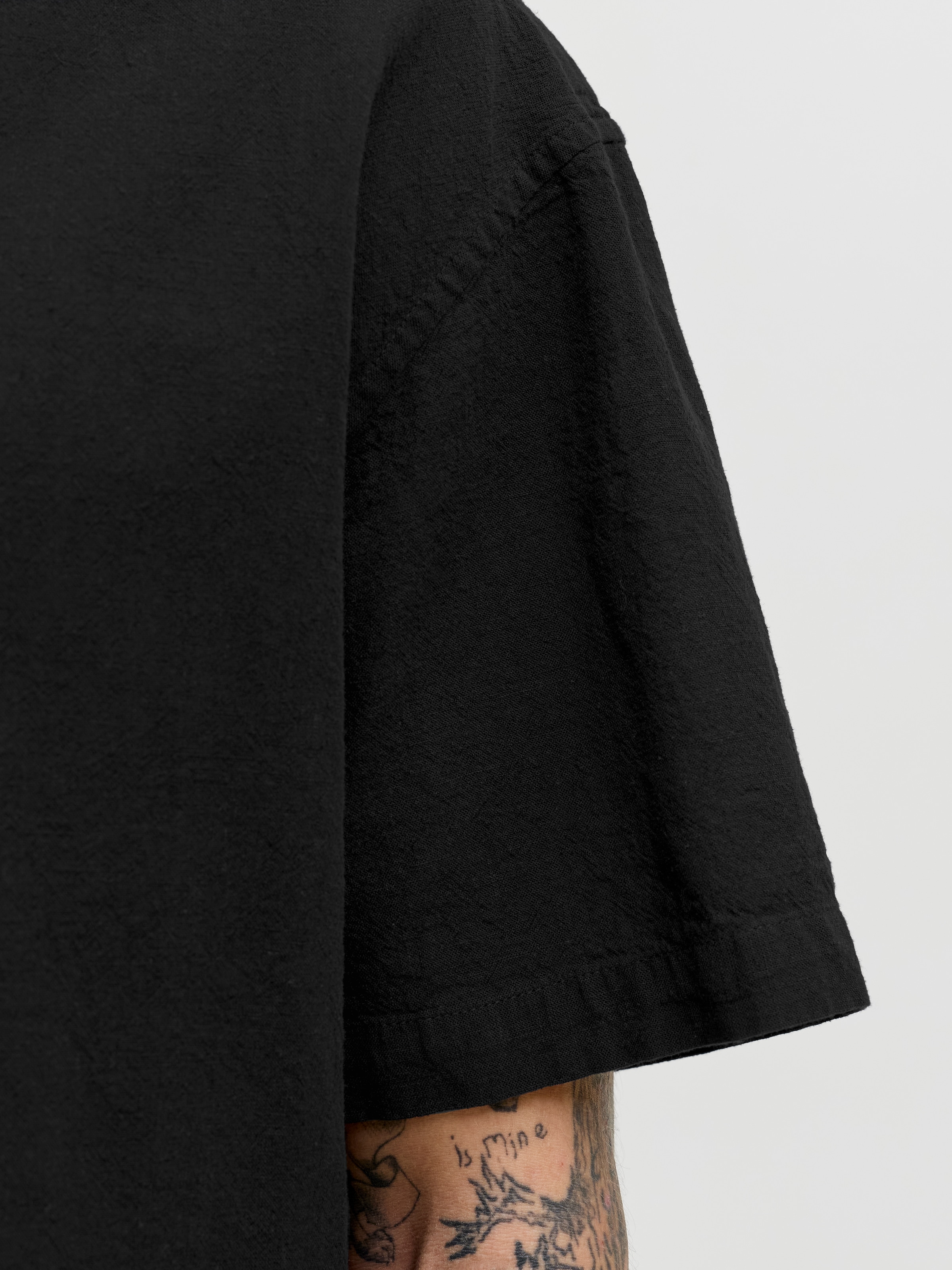 Jack & Jones Kurzarmhemd »JJESUMMER LINEN BLEND RESORT SHIRT SS SN« Baumwollmischung, relaxed fit