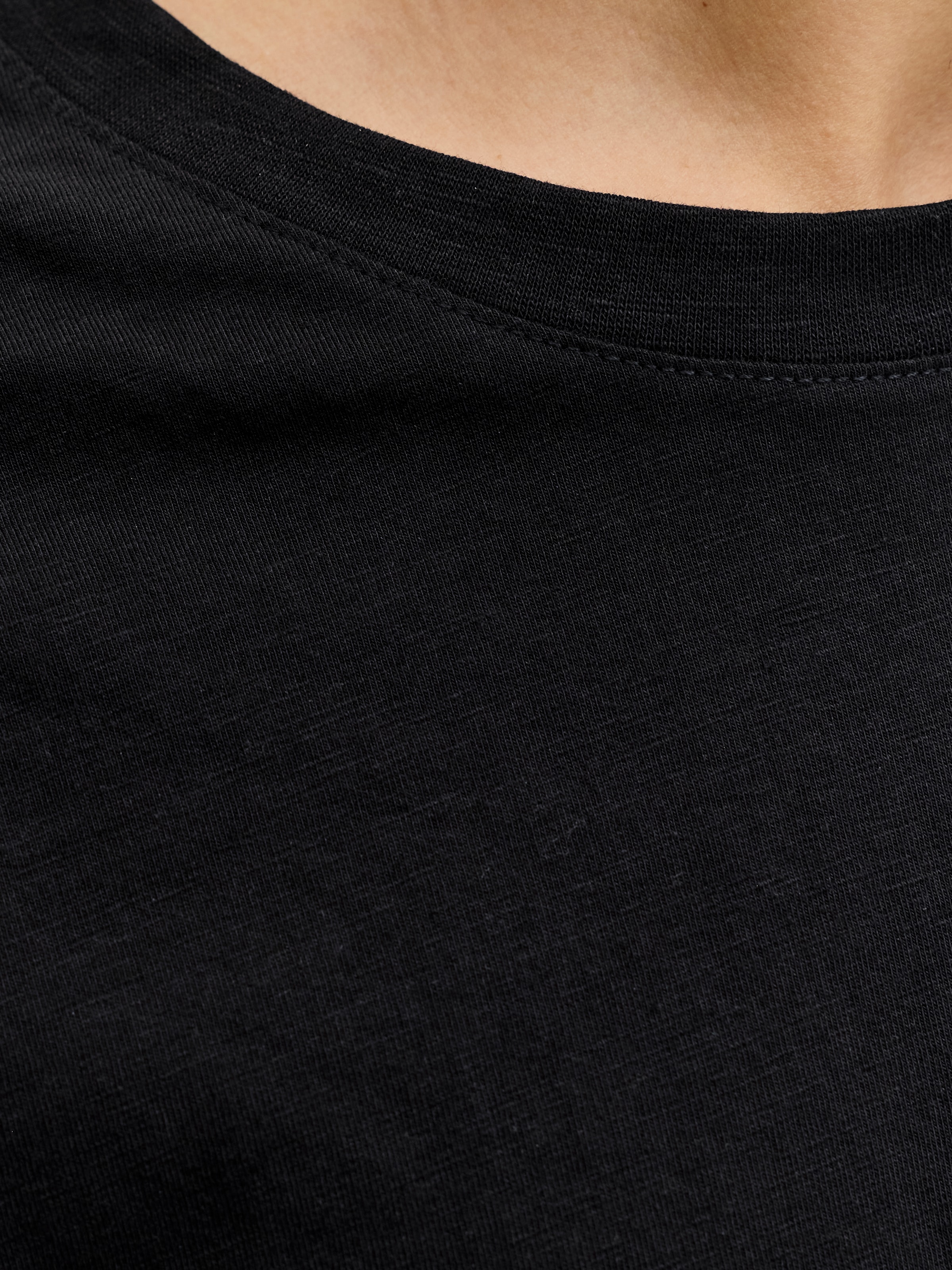 Jack & Jones Kurzarmshirt »JJEDOVER SLUB TEE SS NOOS« Baumwollmischung, relaxed fit