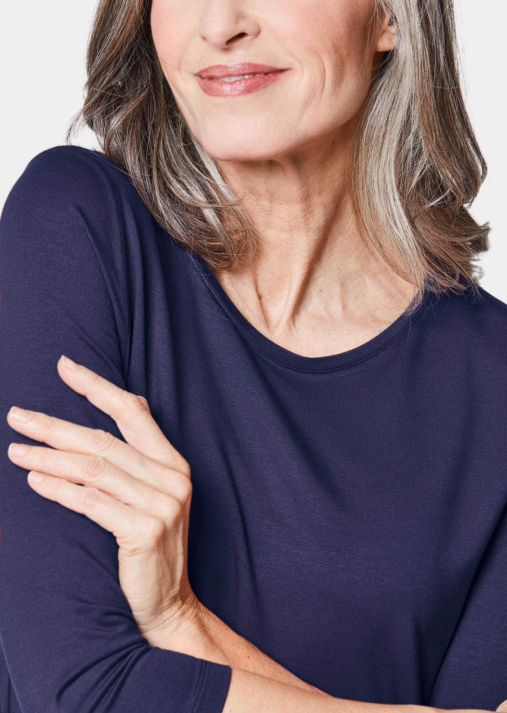 GOLDNER 3/4-Arm-Shirt »Kurzgröße Kombifreundliches Shirt mit ¾ Arm«