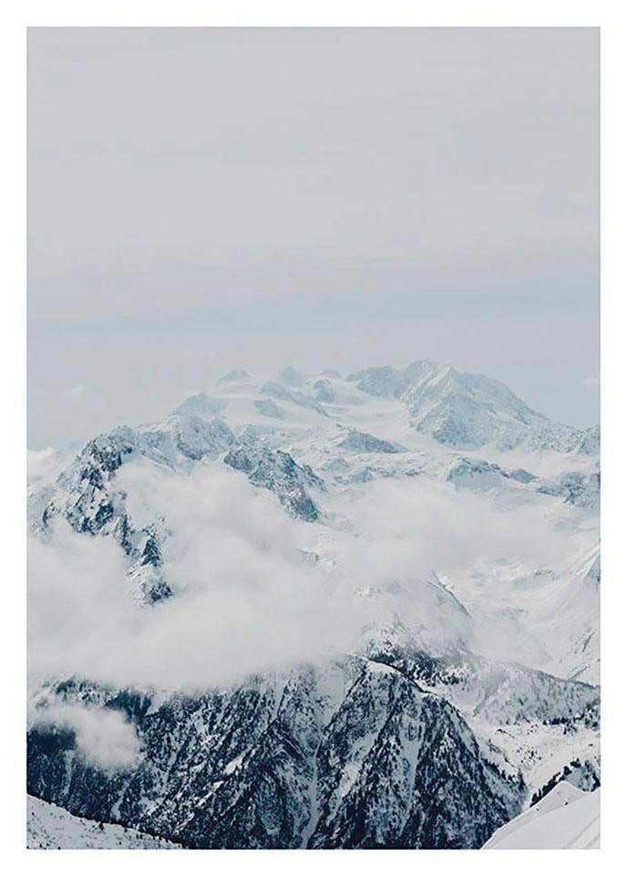 Komar Poster »Mountains Clouds«, Natur, St.), kaufen Kinderzimmer, OTTO online bei (1 Wohnzimmer Schlafzimmer