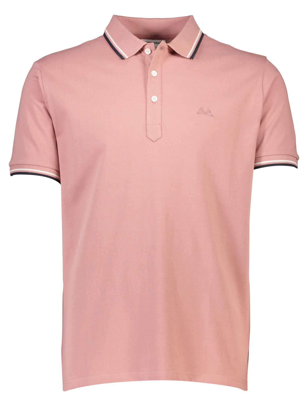 LINDBERGH Poloshirt, mit Logo-Stickerei und abgesetzten Bündchen
