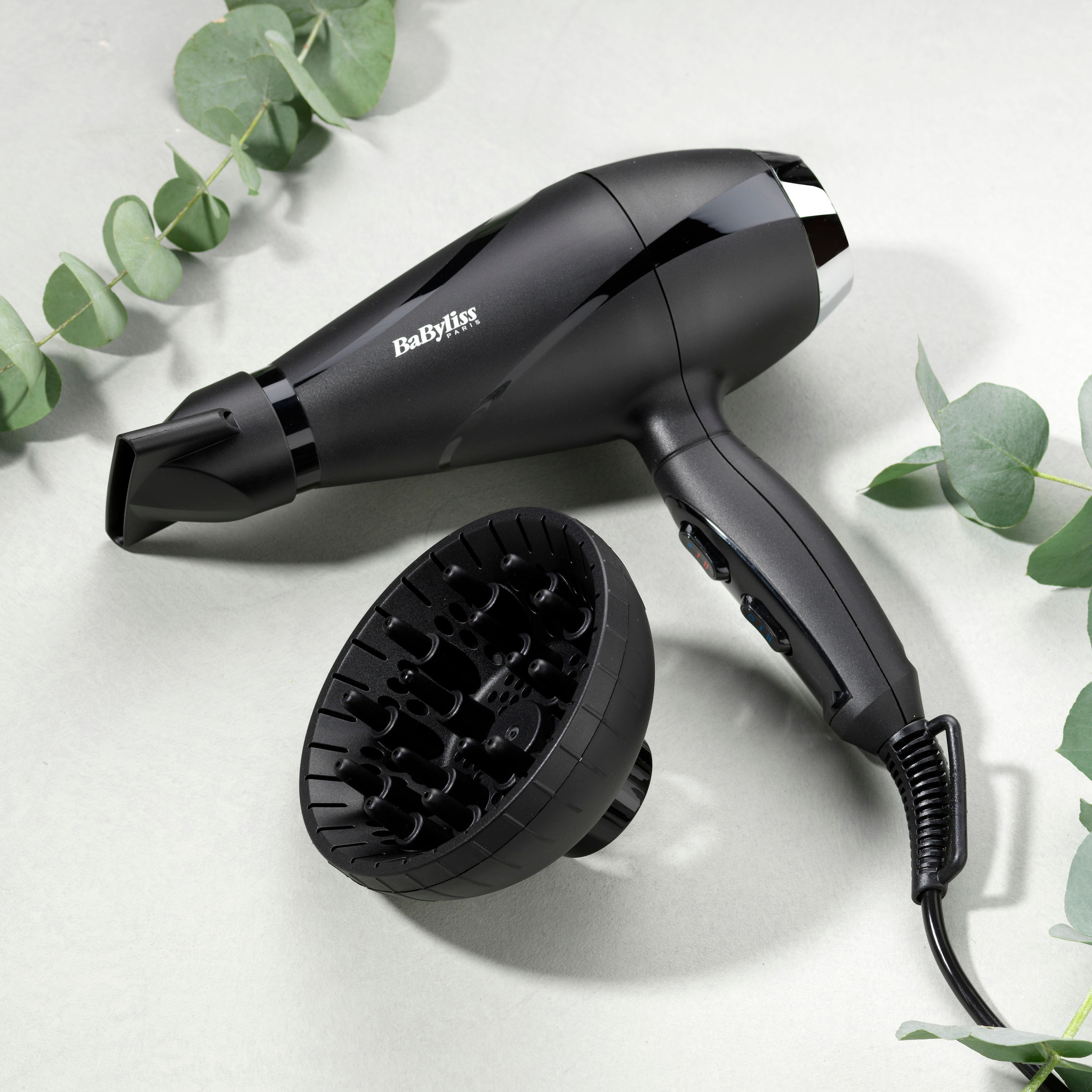 BaByliss Ionic-Haartrockner »6713DE Pro Shine«, 2200 W, 2 Aufsätze, AC  Haartrockner mit Diffusor online bei OTTO