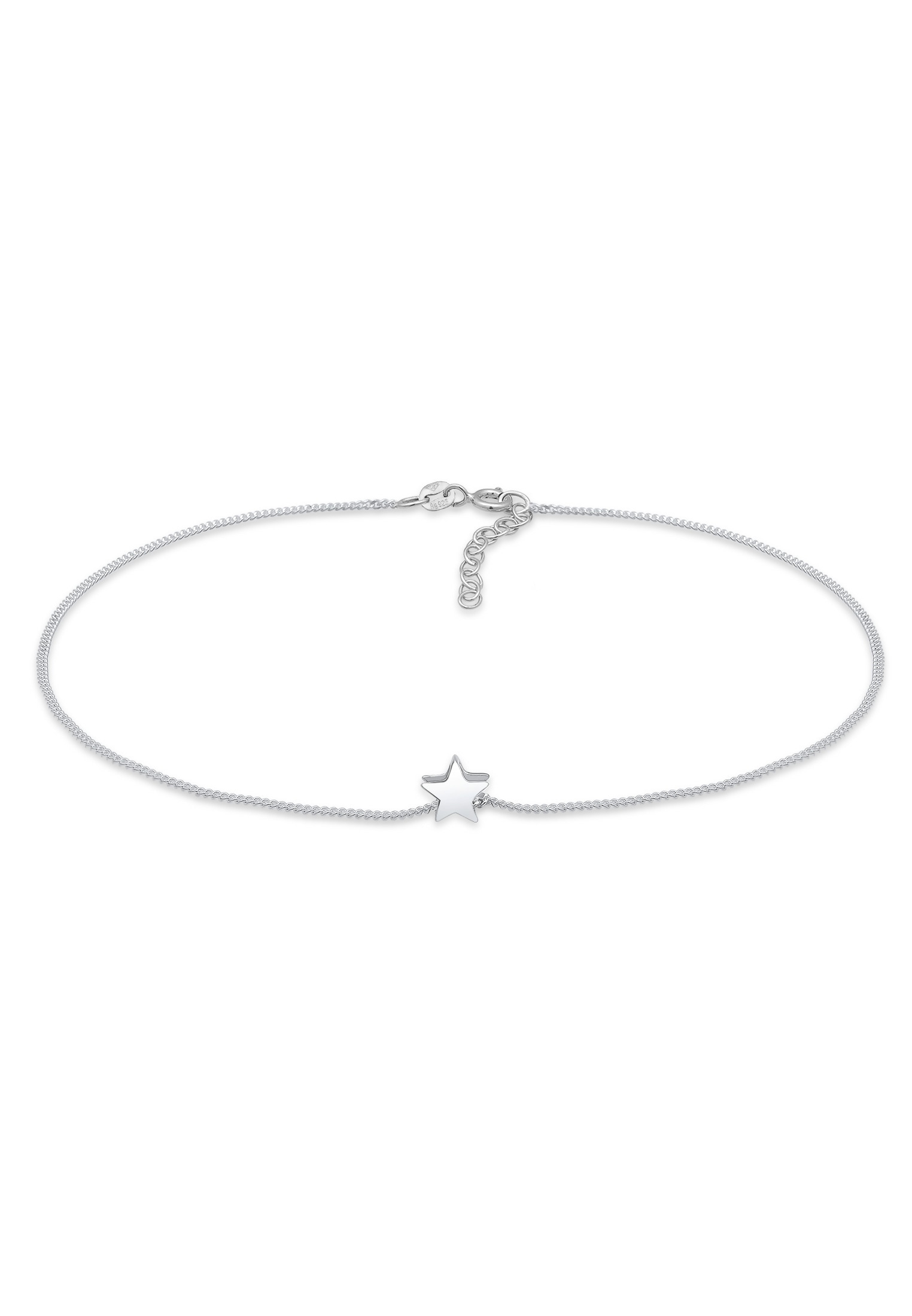 Elli Fußkette »Fußschmuck Stern Astro Fußkettchen 925 Silber«