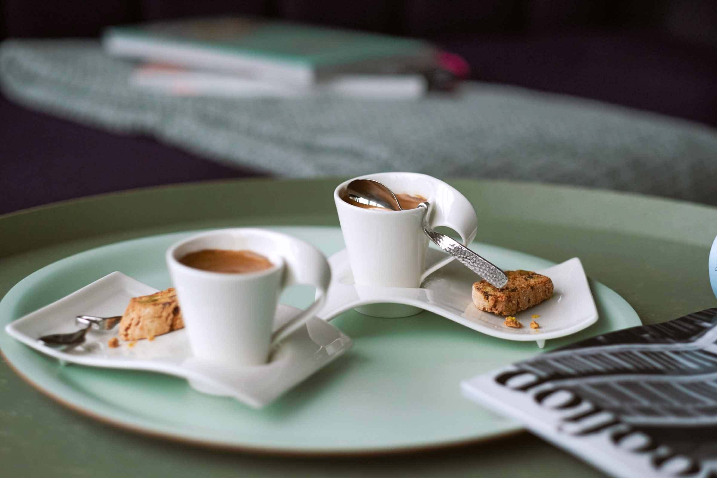 Villeroy & Boch Esslöffel »Kaffee- & Espresso-Löffel NewWave Caffè Spoon 17,5 cm & 12 cm 12er Set silber« Spülmaschinenfest