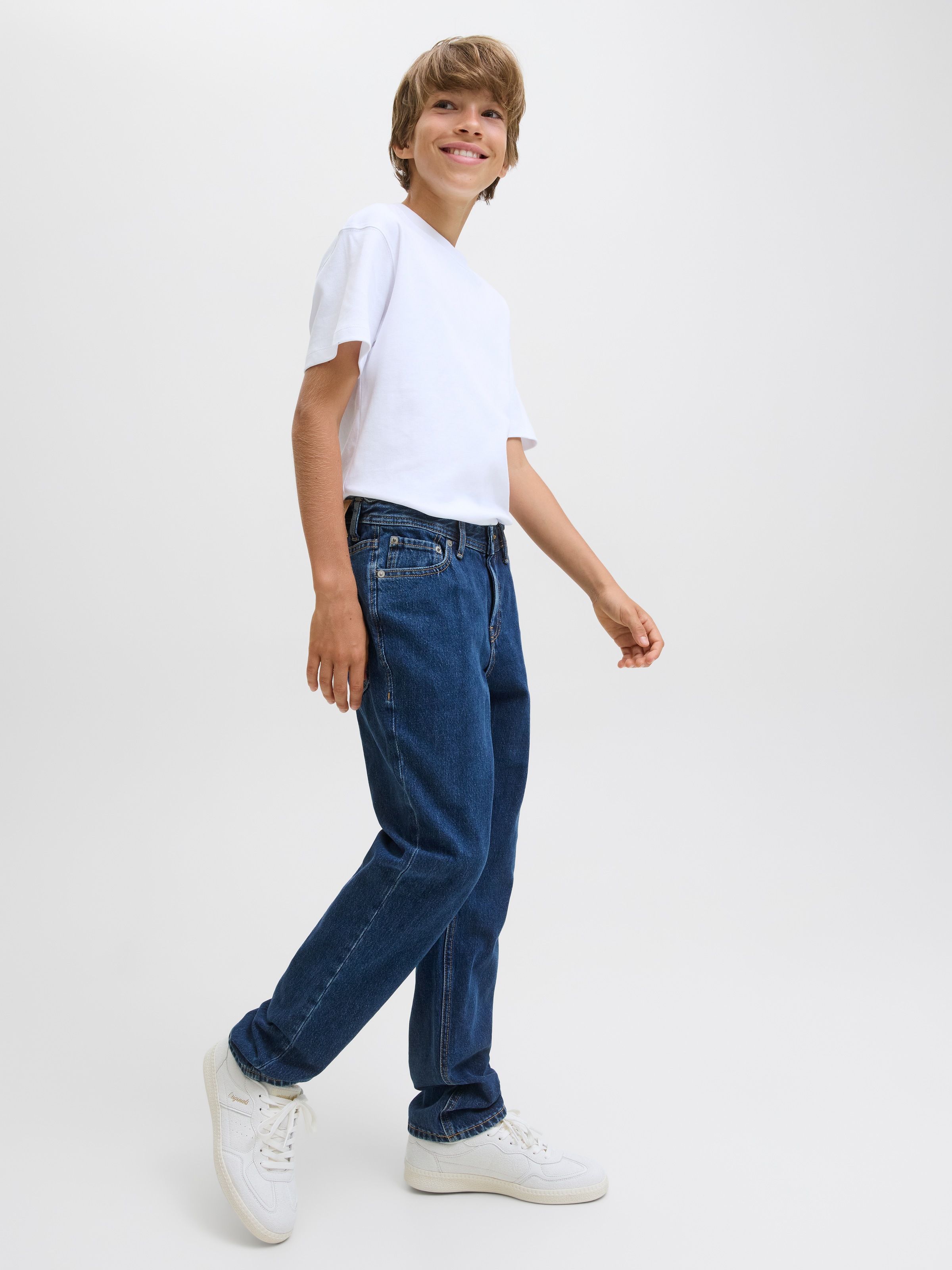 Jack & Jones Junior Regular-fit-Jeans »JJICLARK JJORIGINAL AKM 512 SN JNR«