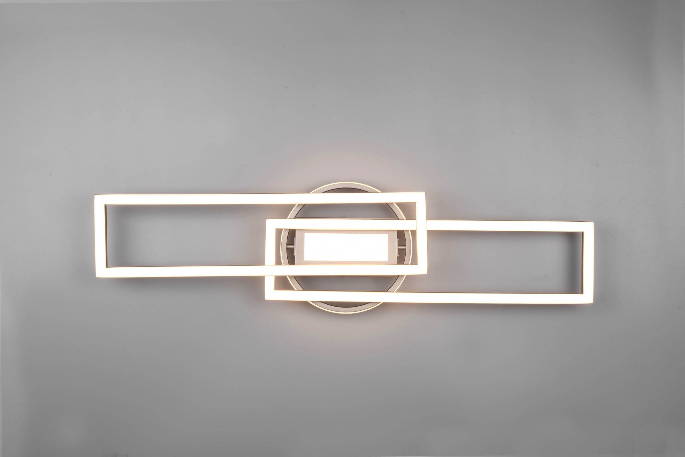 REALITY Leuchten LED Deckenleuchte »Twister«, 1 flammig, Leuchtmittel LED-Board | LED fest integriert, Deckenlampe 4500 Lumen Lichtfarbe einstellbar Fernbedienung Memory