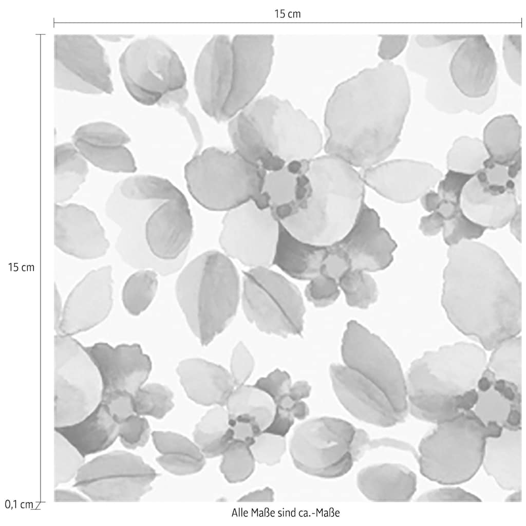 queence Fliesenaufkleber »Blumen«