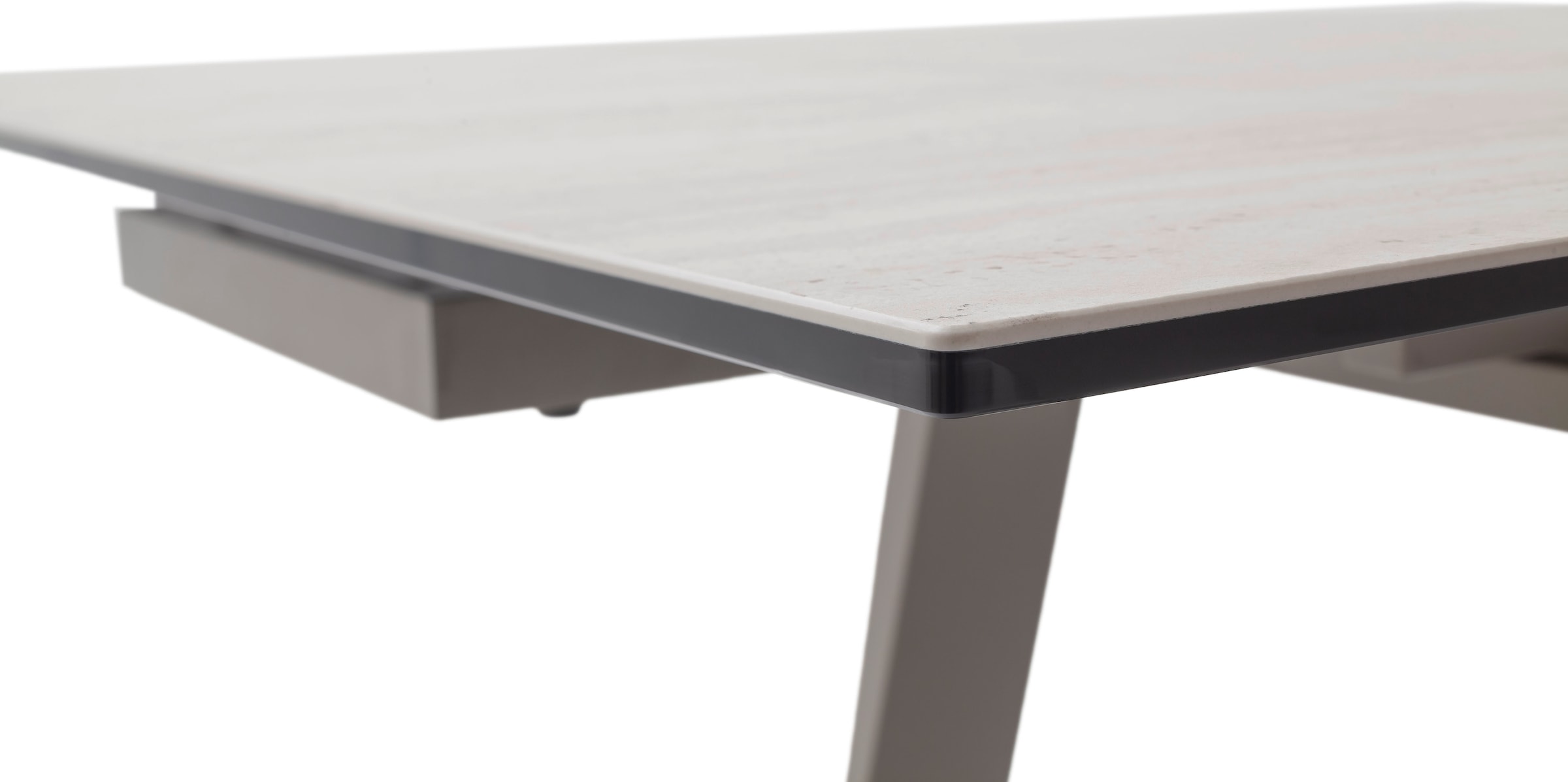 MCA furniture Esstisch »Kalamata« 1 Stk. tlg. Auszugstisch, Stirnauszug, Metallgestell, Keramik, Sicherheitsglas