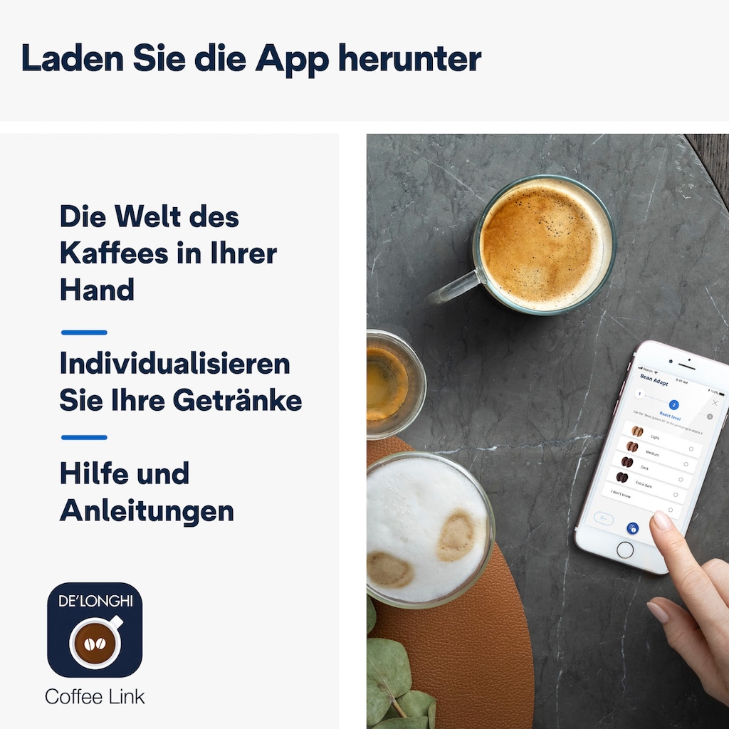 De'Longhi Kaffeevollautomat »Dinamica Plus ECAM 370.95.T«