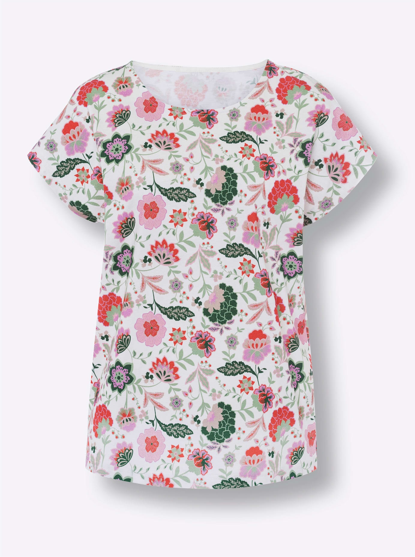 heine Kurzarmshirt »Druck-Shirt«, (1 tlg.)