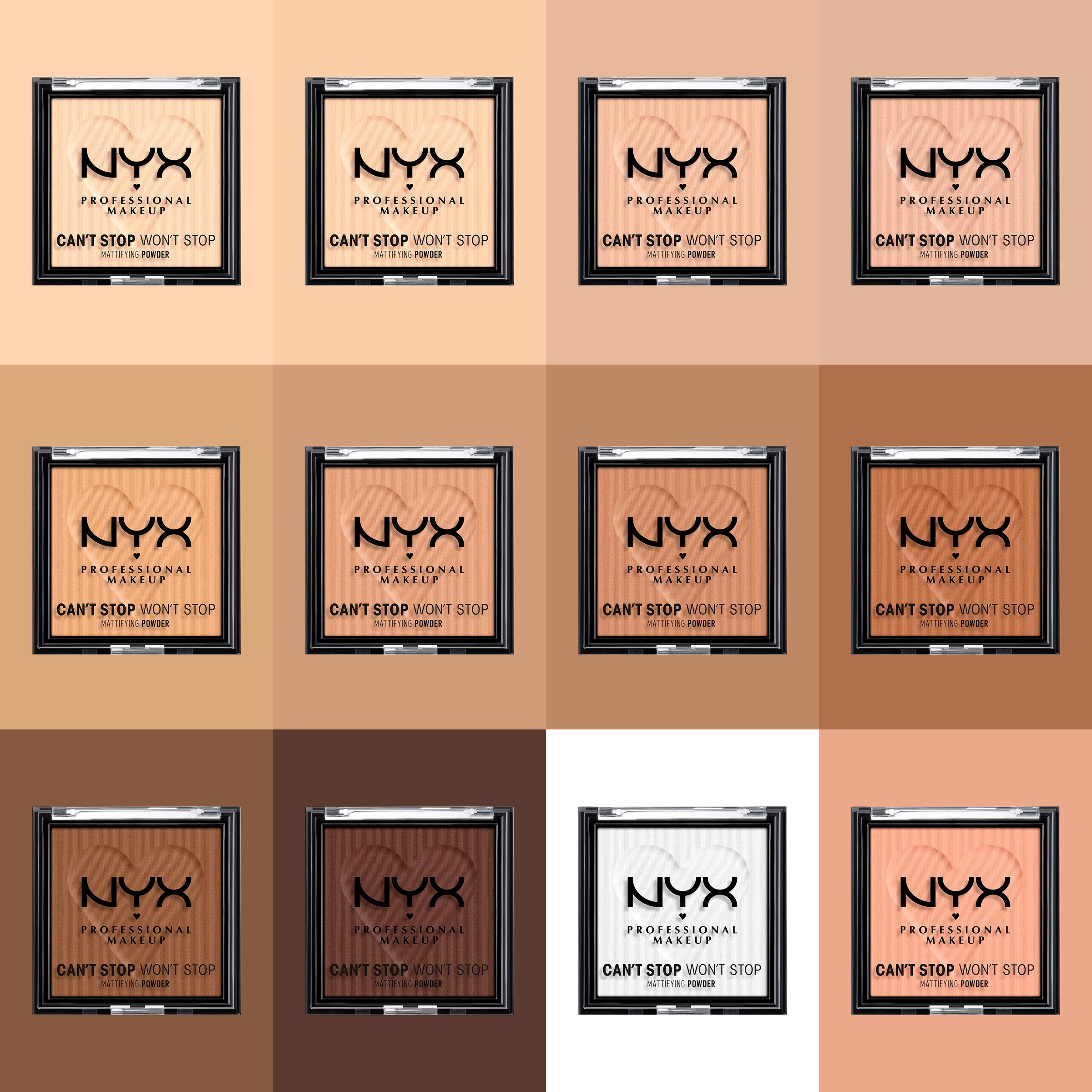 NYX Puder »Professional Makeup CSWS Mattifying Powder« Verschmiert nicht, deckt zuverlässig, setzt sich nicht ab, mattierend.