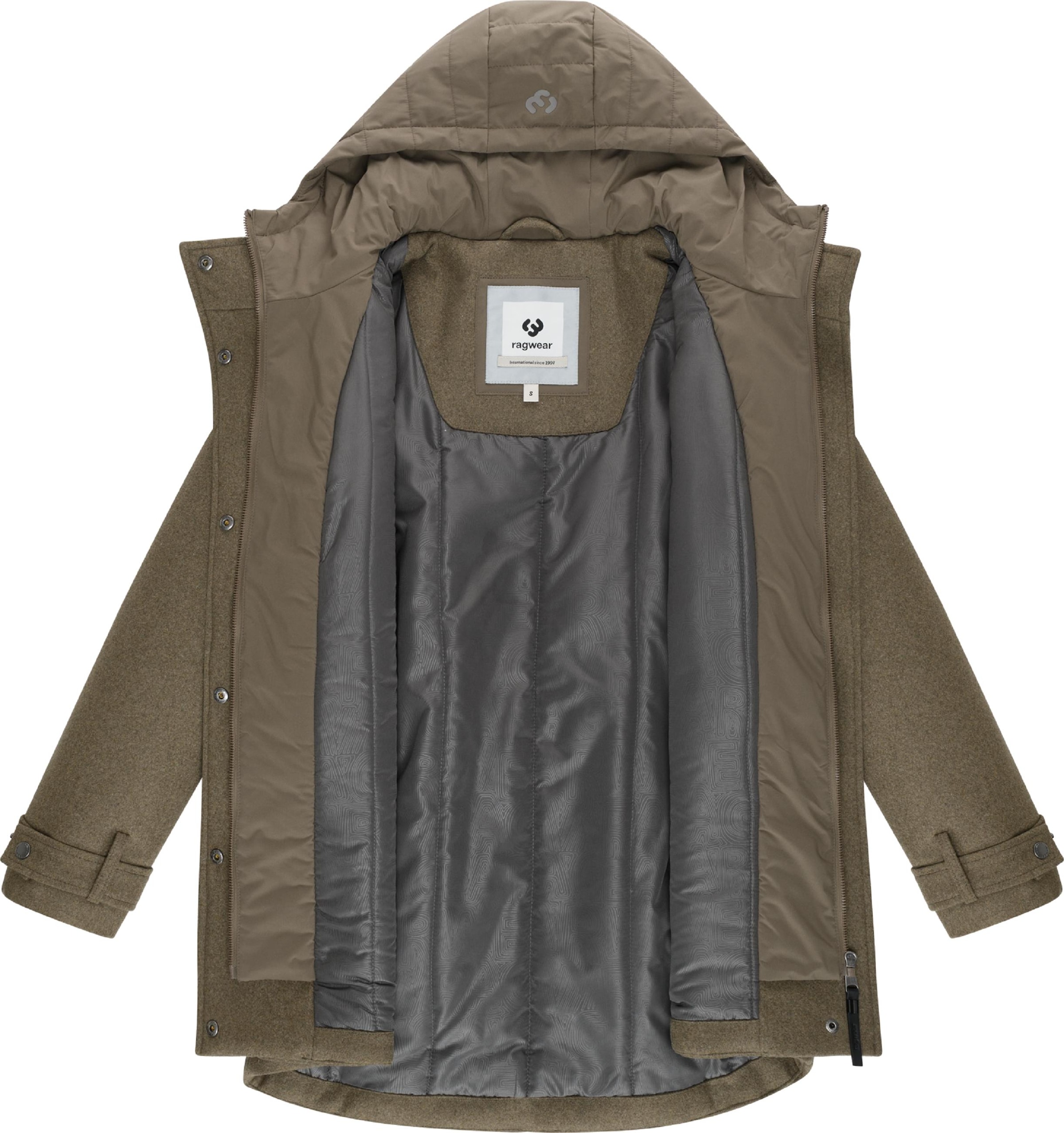 Ragwear Wintermantel »Wintermantel Petuja Felt YOUMODO«