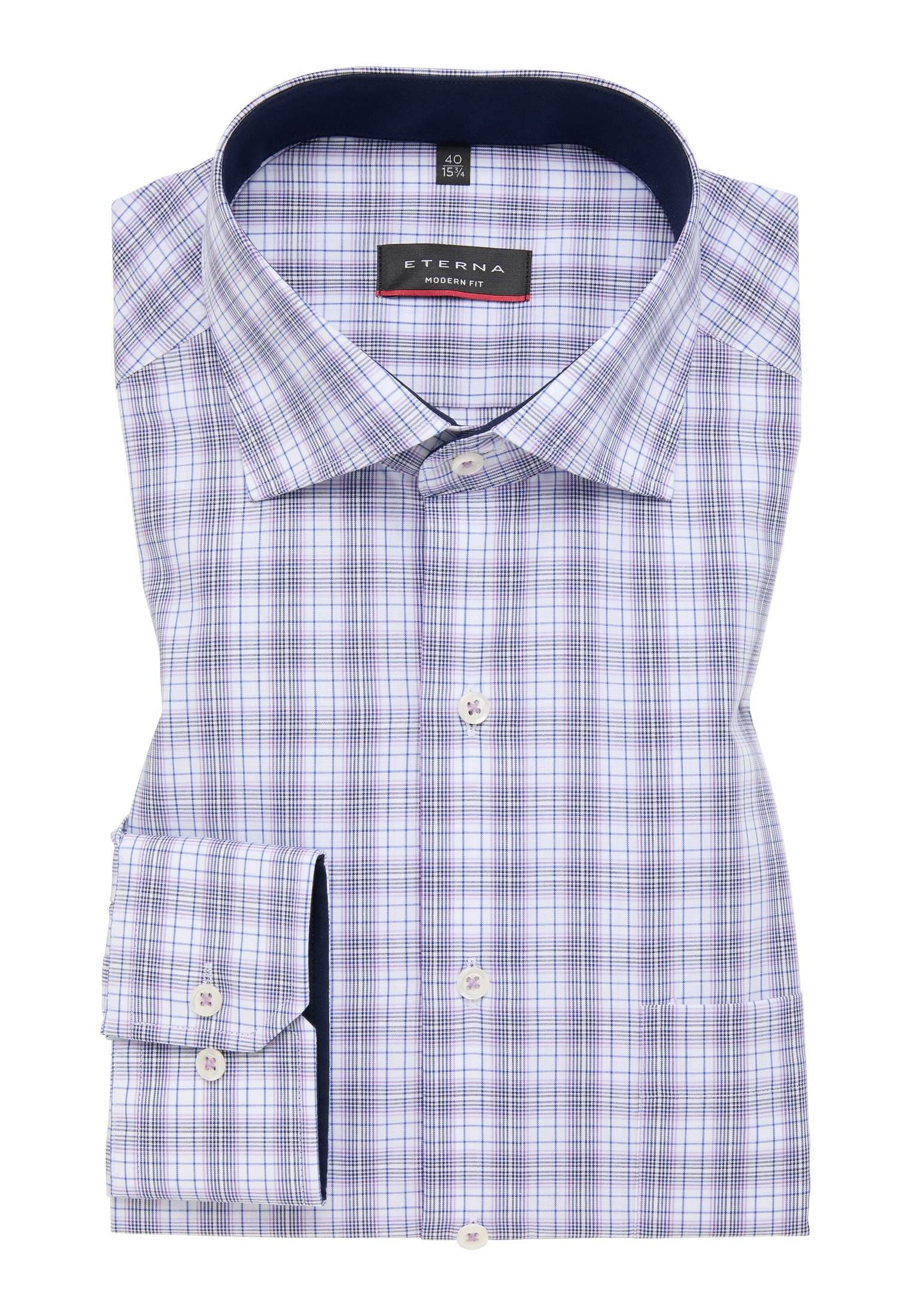 Eterna Langarmhemd »MODERN FIT«, NON IRON (bügelfrei)
