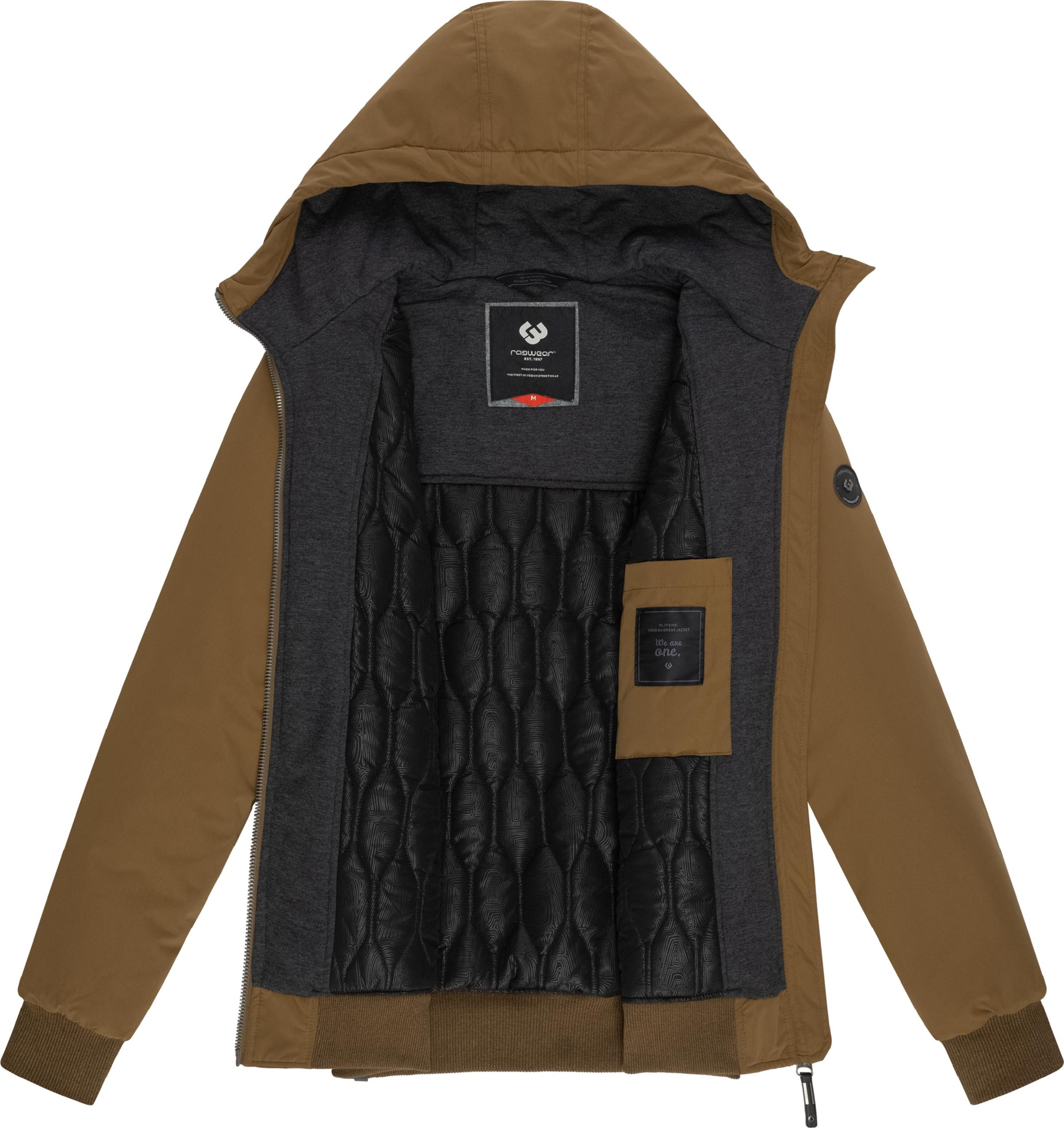 Ragwear Winterjacke »Winterjacke Maddy«, mit Kapuze, stylische Herren Outdoorjacke mit großer Kapuze