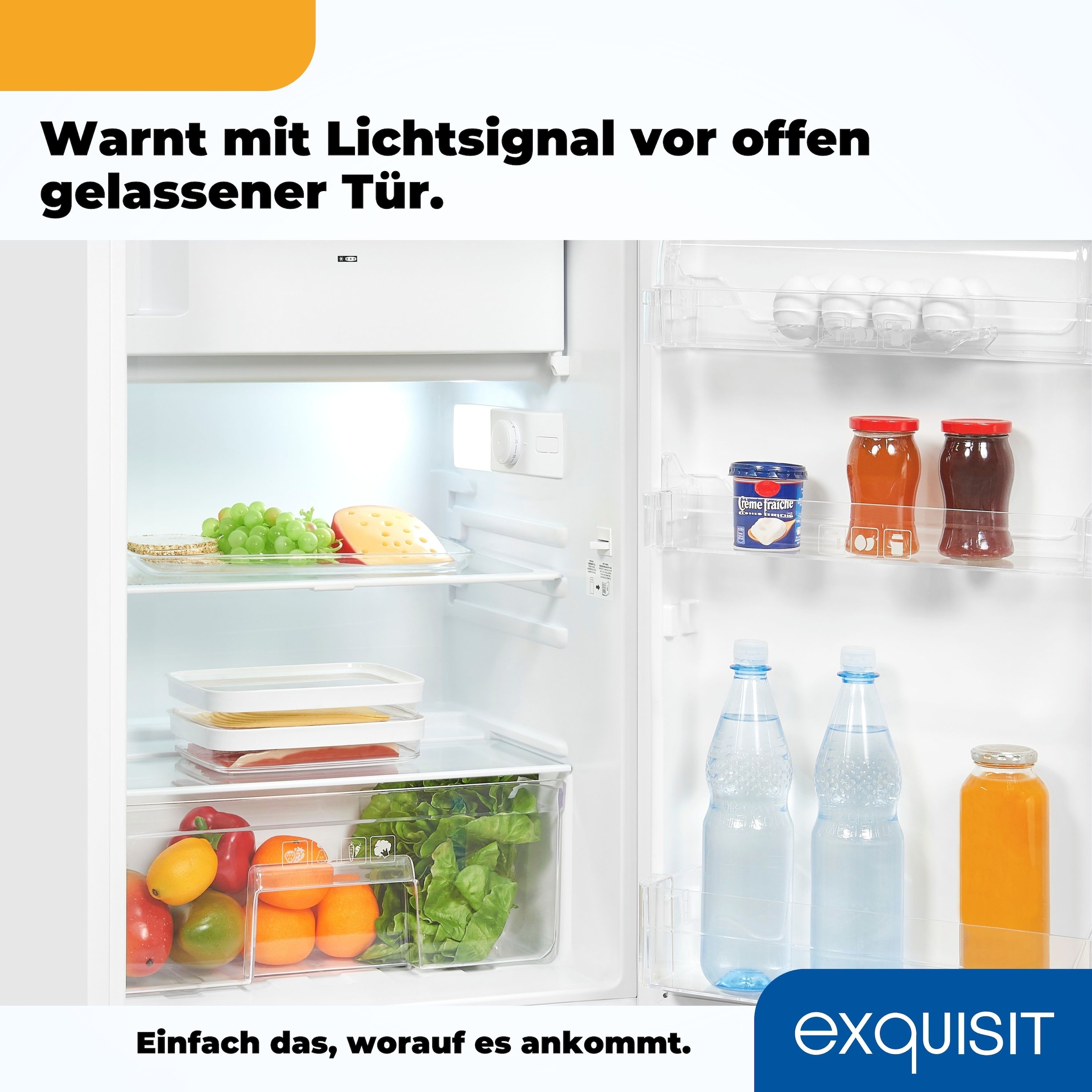 exquisit Einbaukühlschrank »EKS131-4-E-040E«