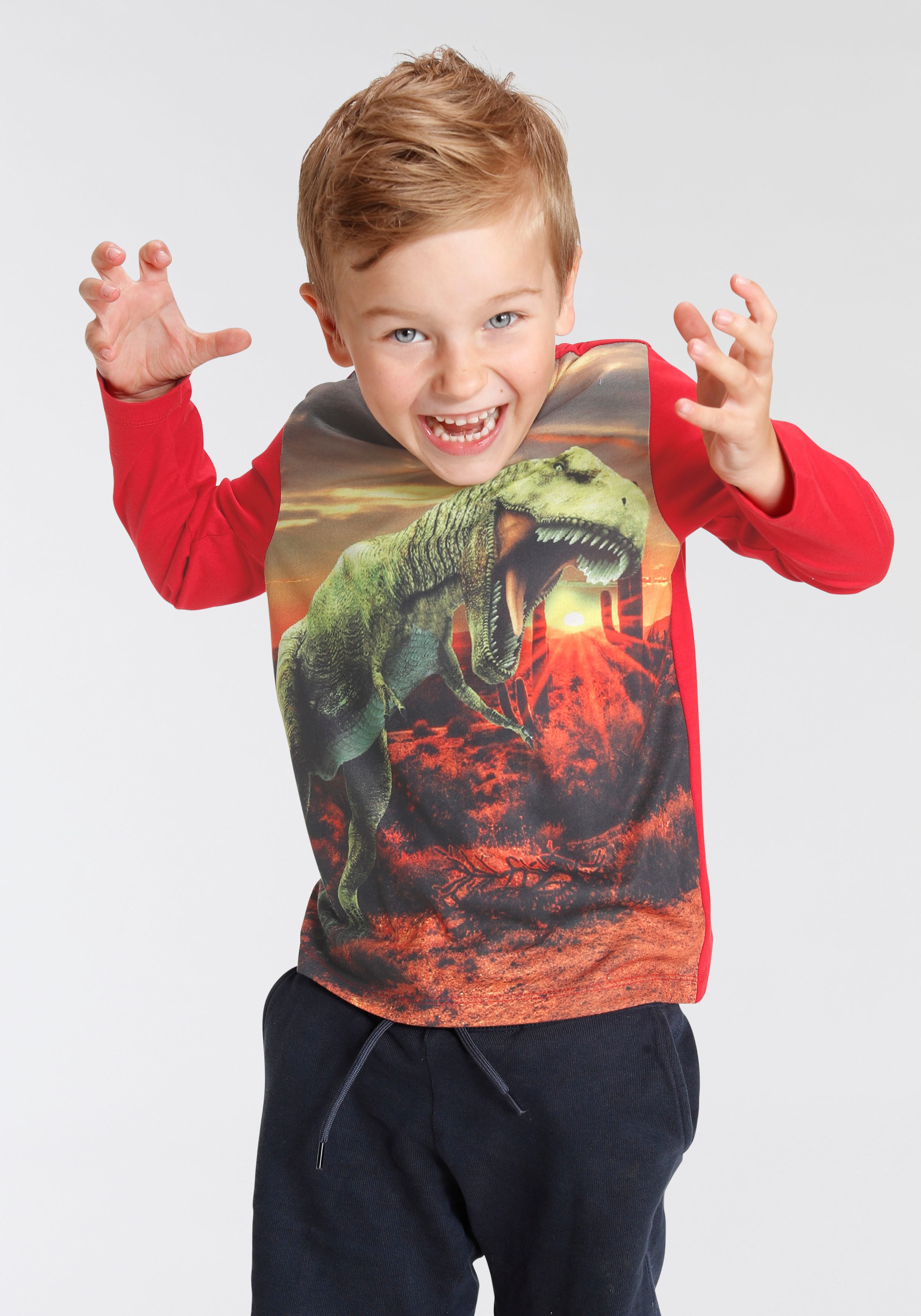 »BIGGEST KIDSWORLD bei Fotodruck OTTO EVER«, DINO kaufen Langarmshirt