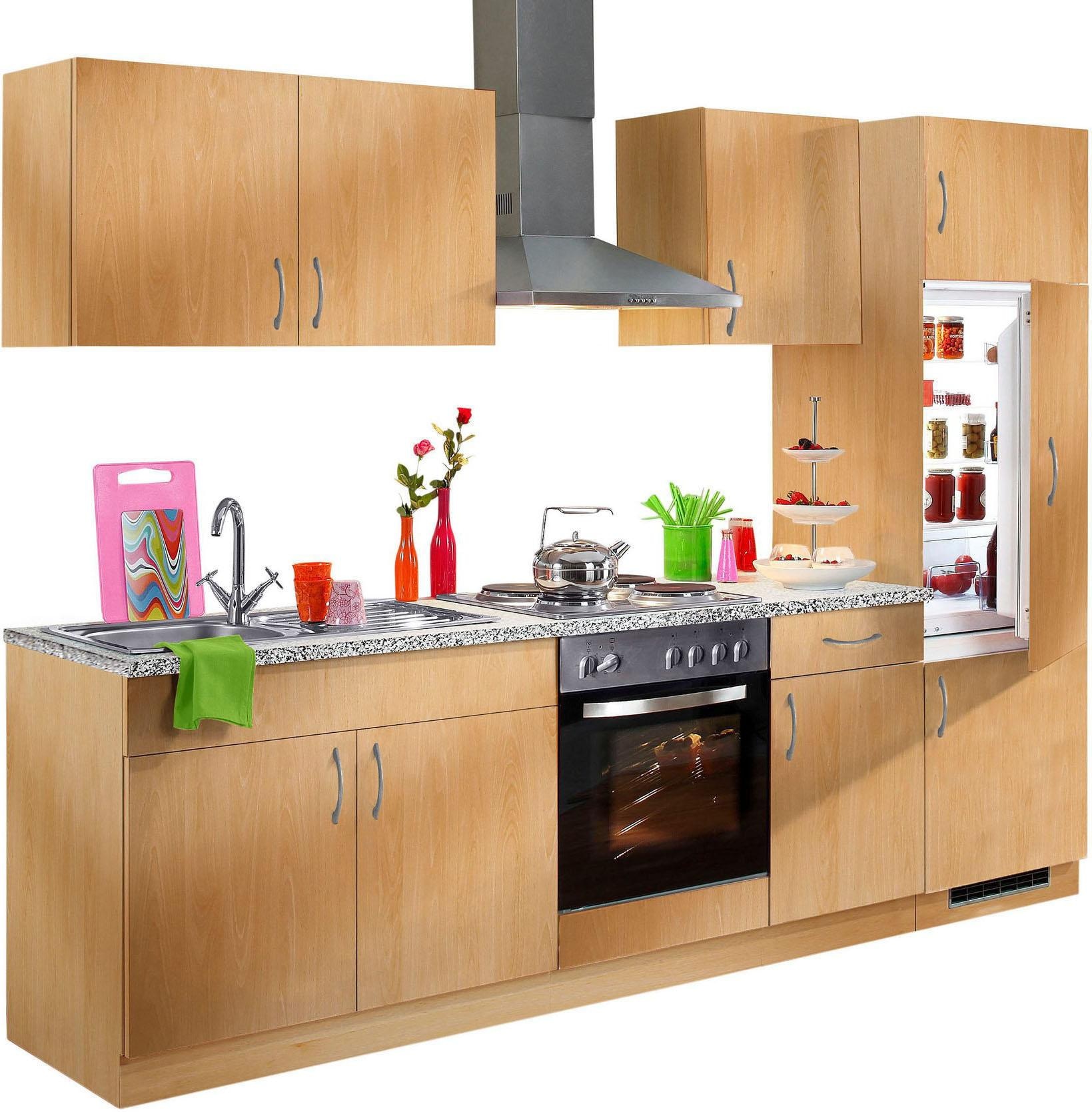 wiho Küchen Küchenzeile »Kiel«, mit Online im 270 Breite Shop bestellen OTTO cm E-Geräten