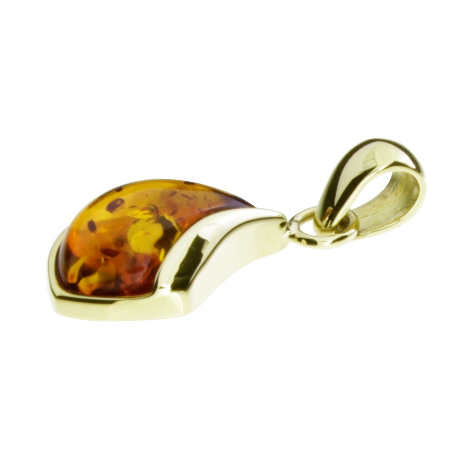 OSTSEE-SCHMUCK Kettenanhänger »- Jula 23 mm - Gold 333/000 - Bernstein«